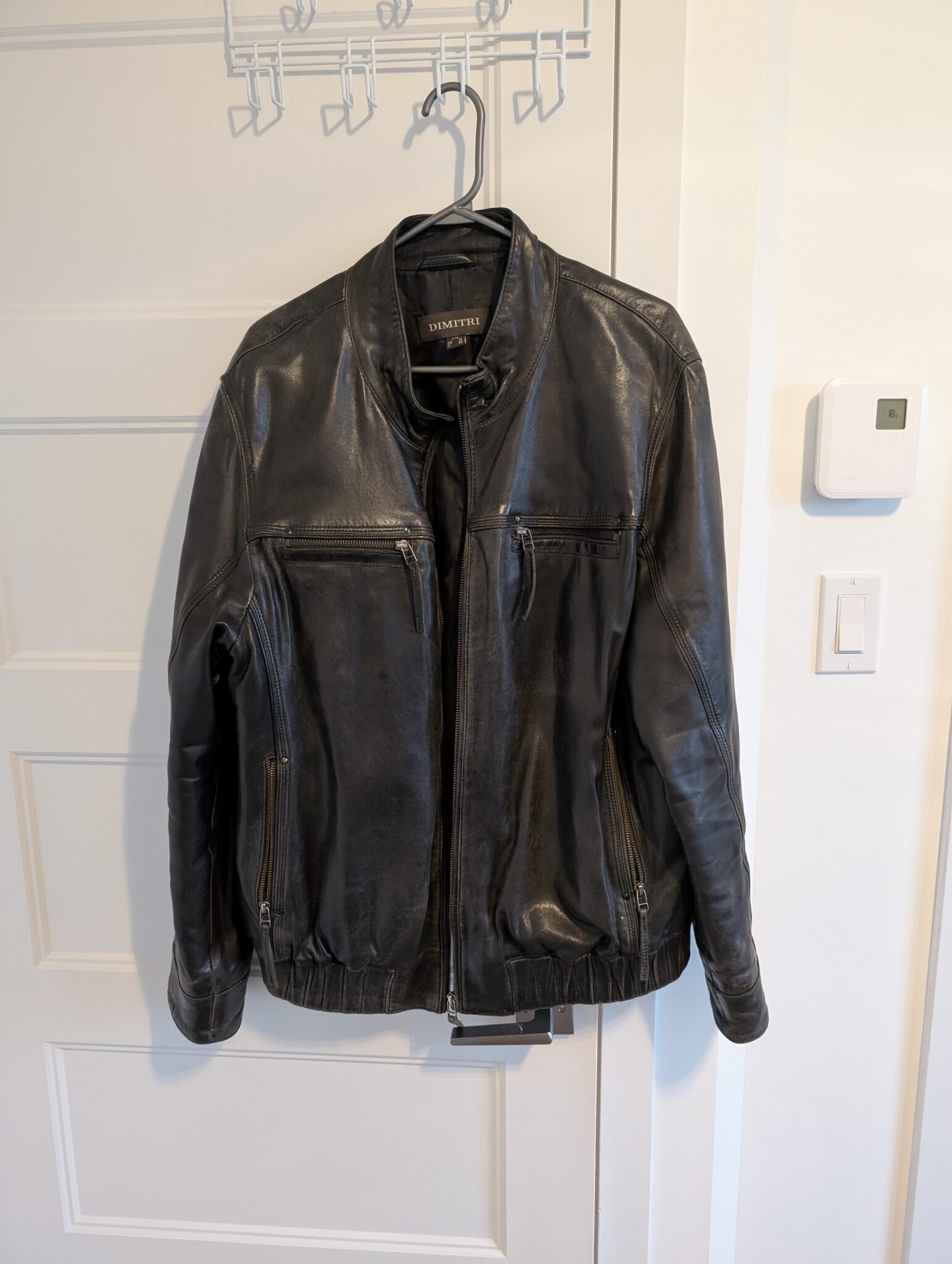 Featured image for Veste en cuir Sz L