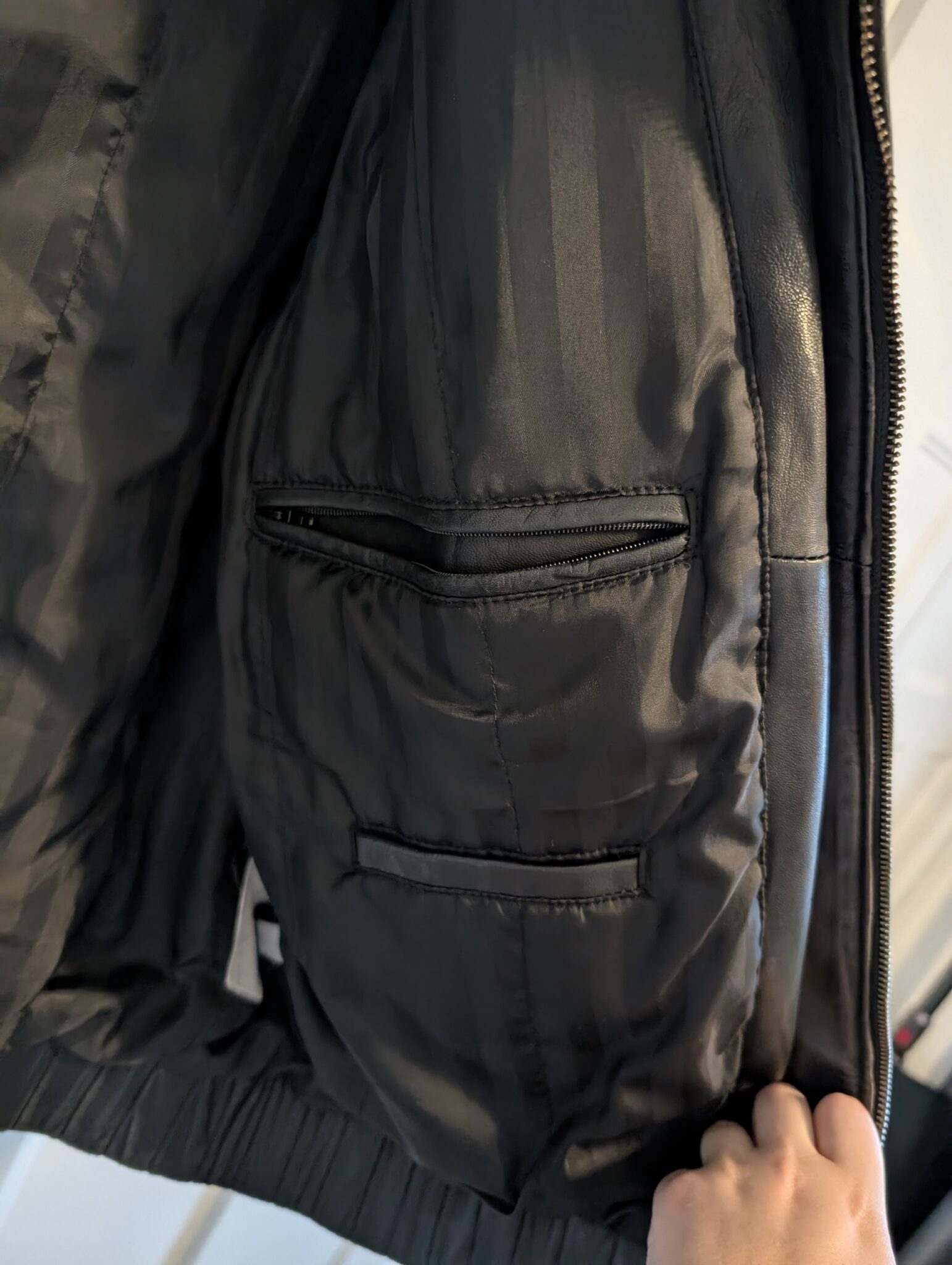 Image for Veste en cuir Sz L