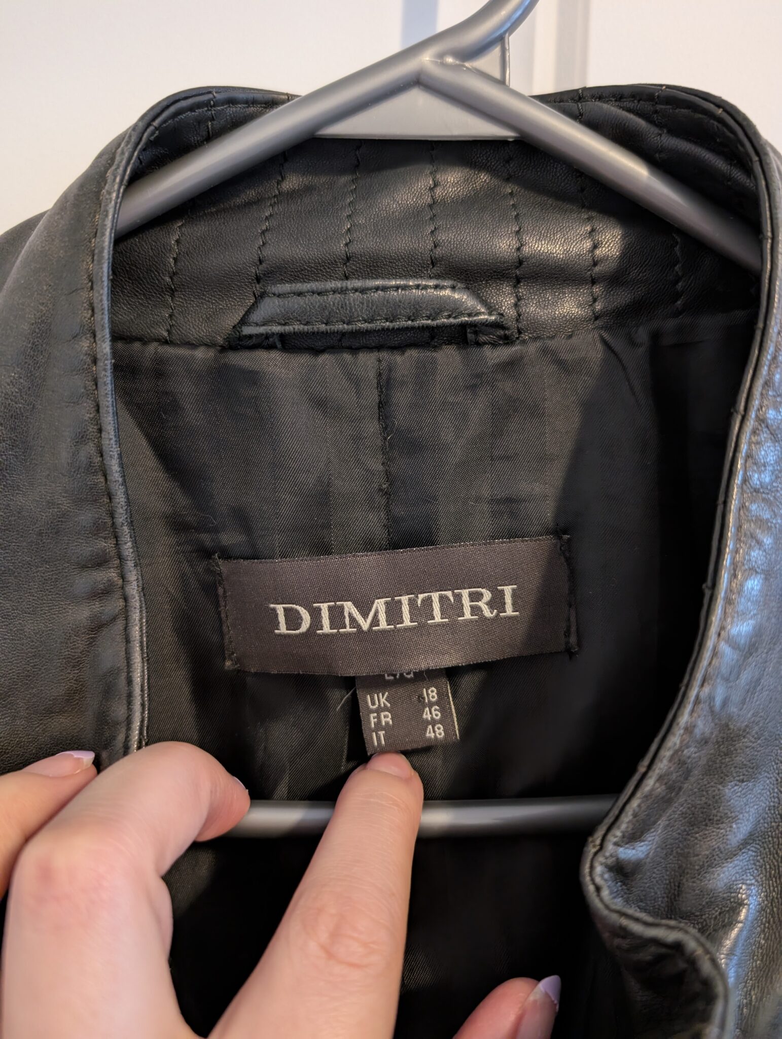 Image for Veste en cuir Sz L
