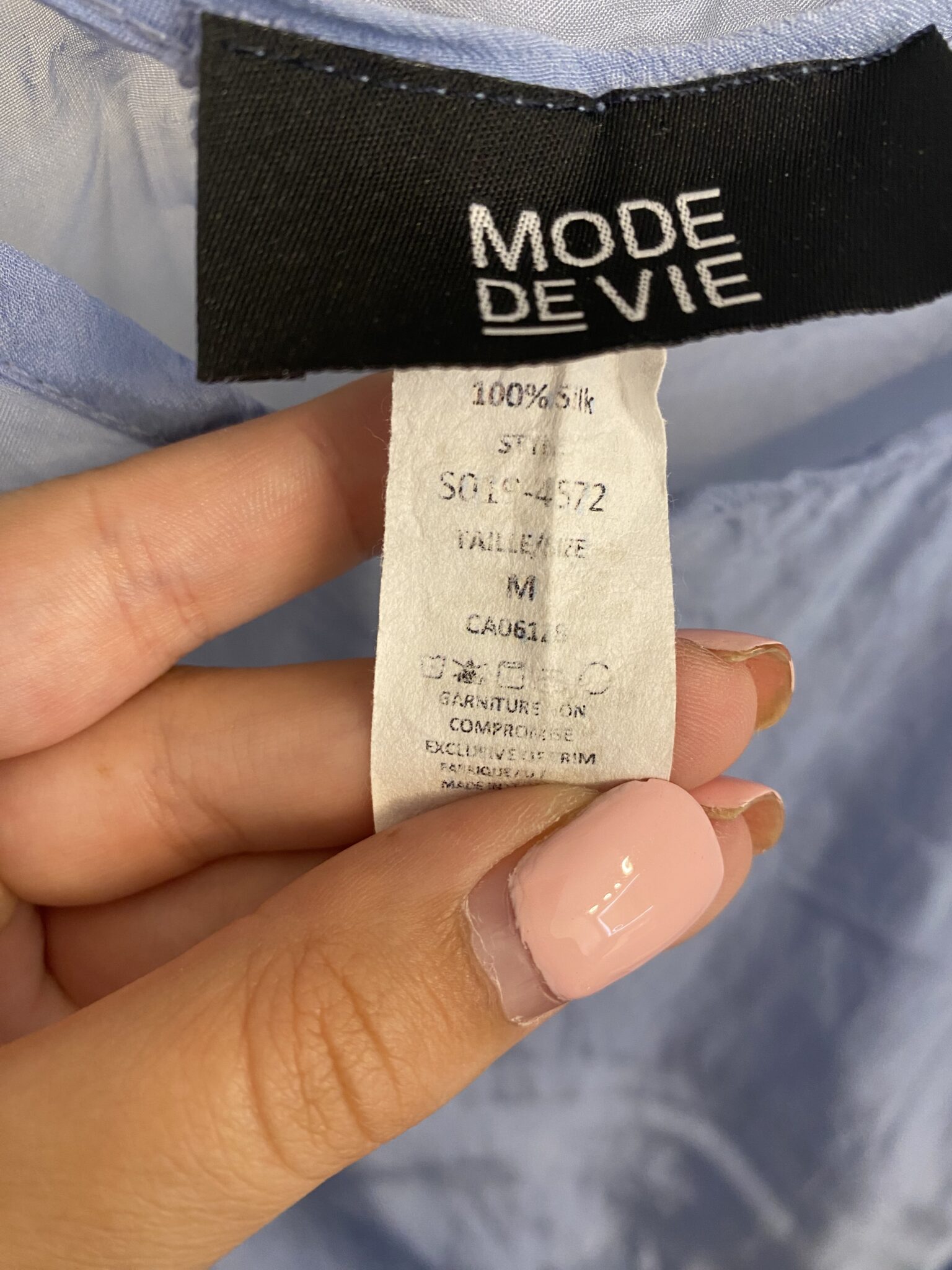 Image for Blouse bleue