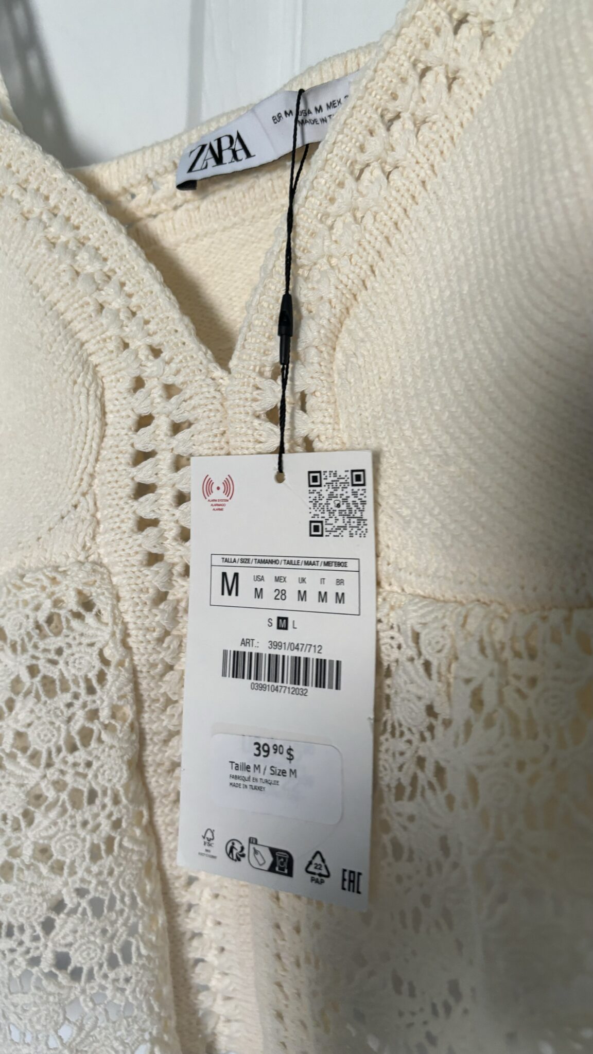 Image for Knitted camisole zara