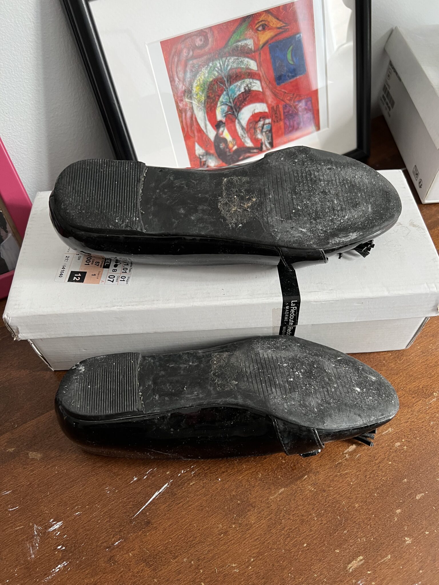 Image for Chaussures plates noire vernis