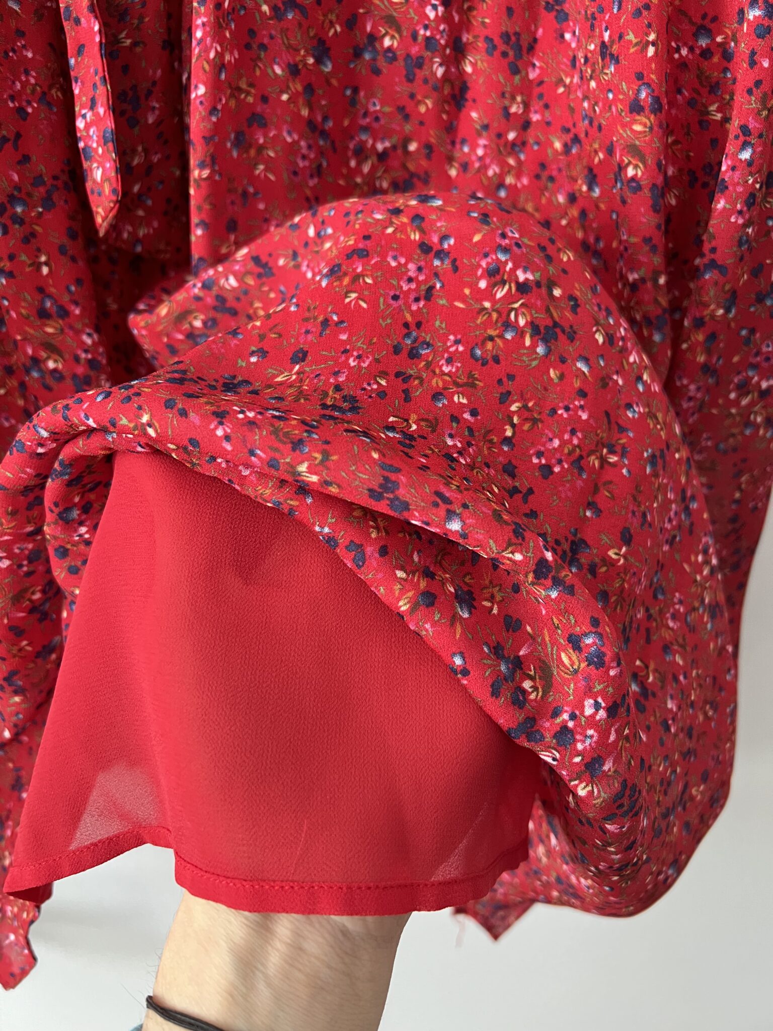 Image for Robe printanière rouge
