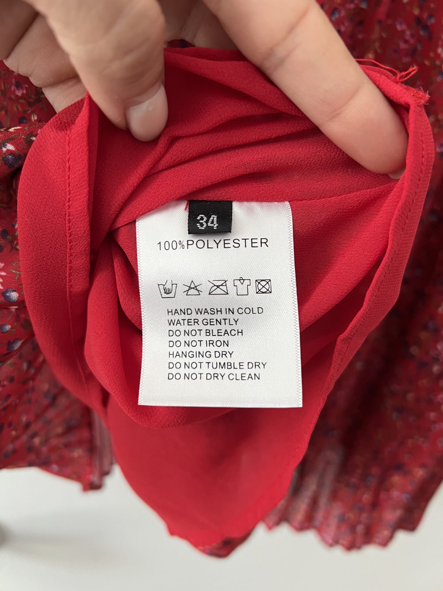 Image for Robe printanière rouge