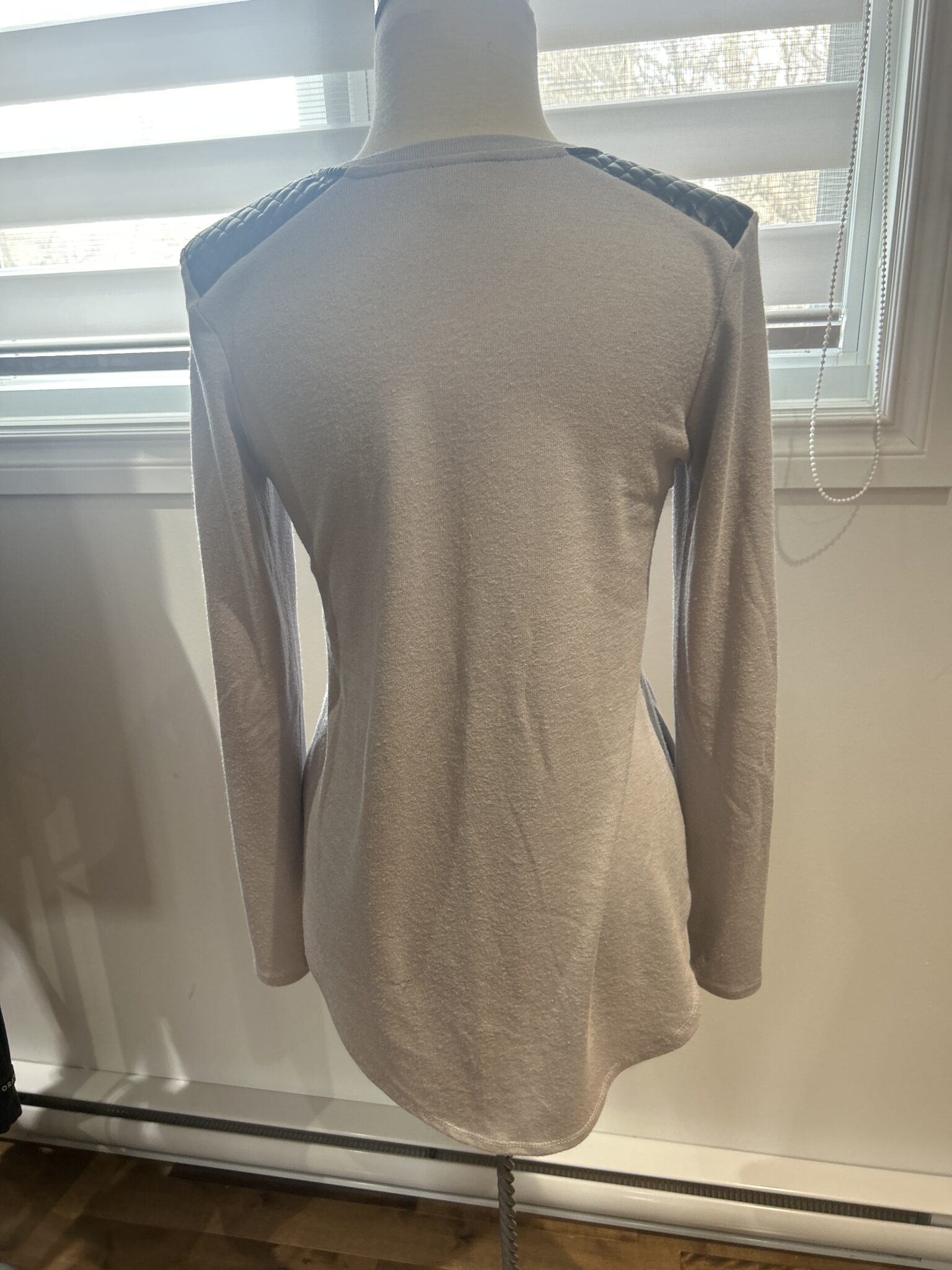 Image for Leather detail jumper