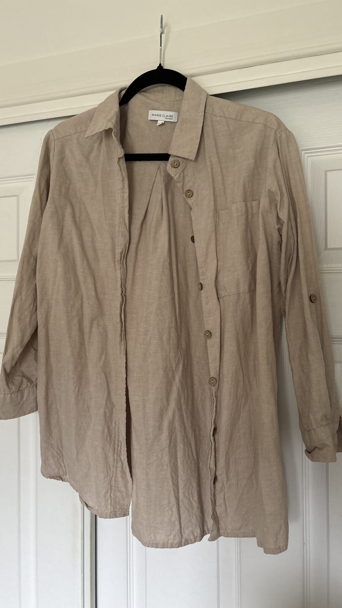 Featured image for Beige linen shirt