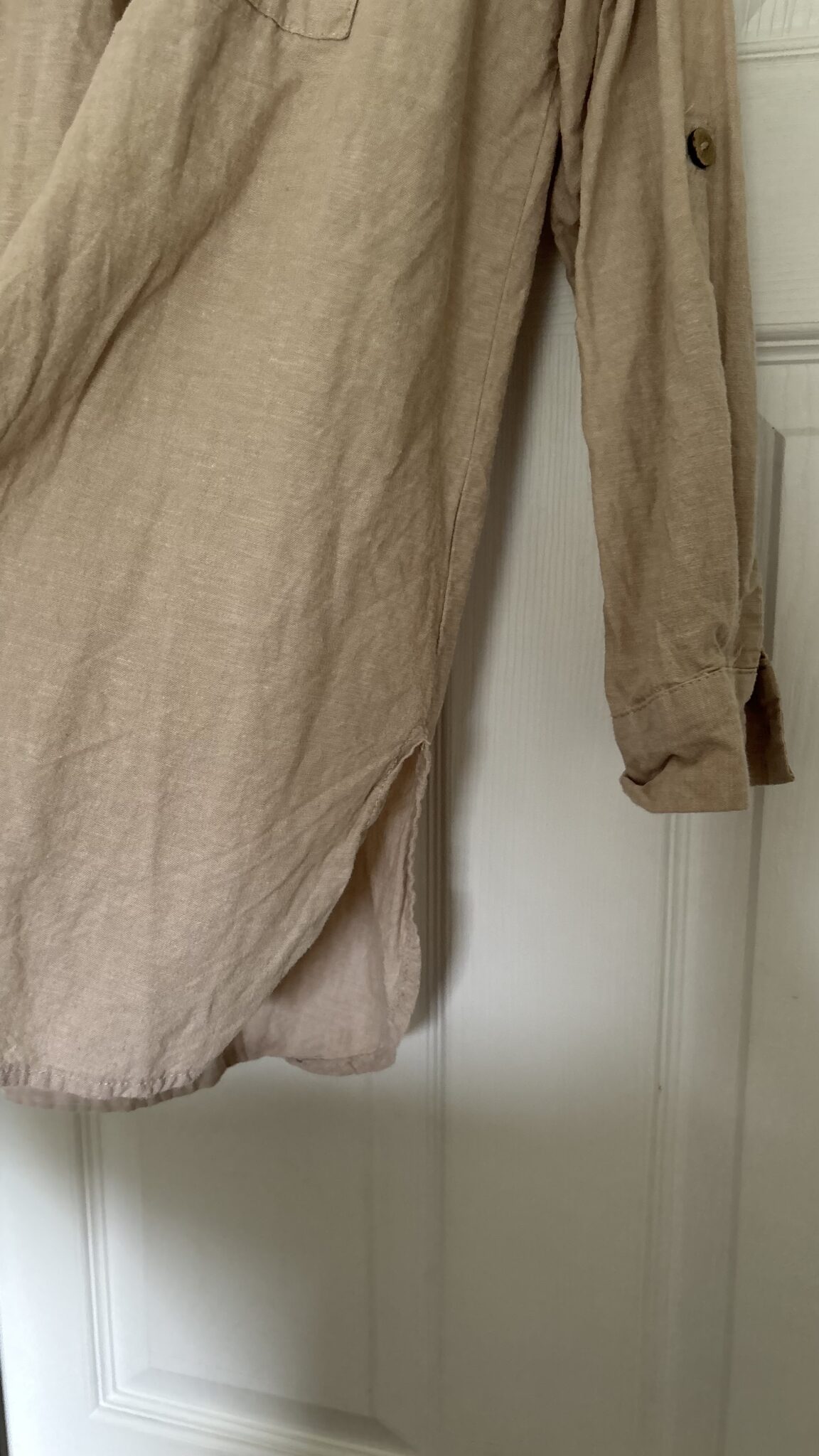 Image for Beige linen shirt