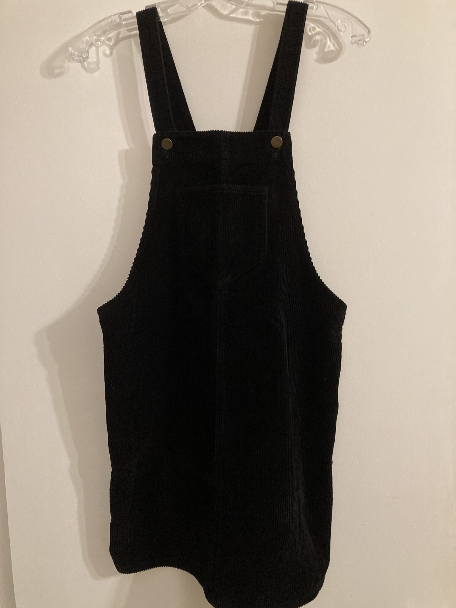 Image for Robe salopette en velours cordé