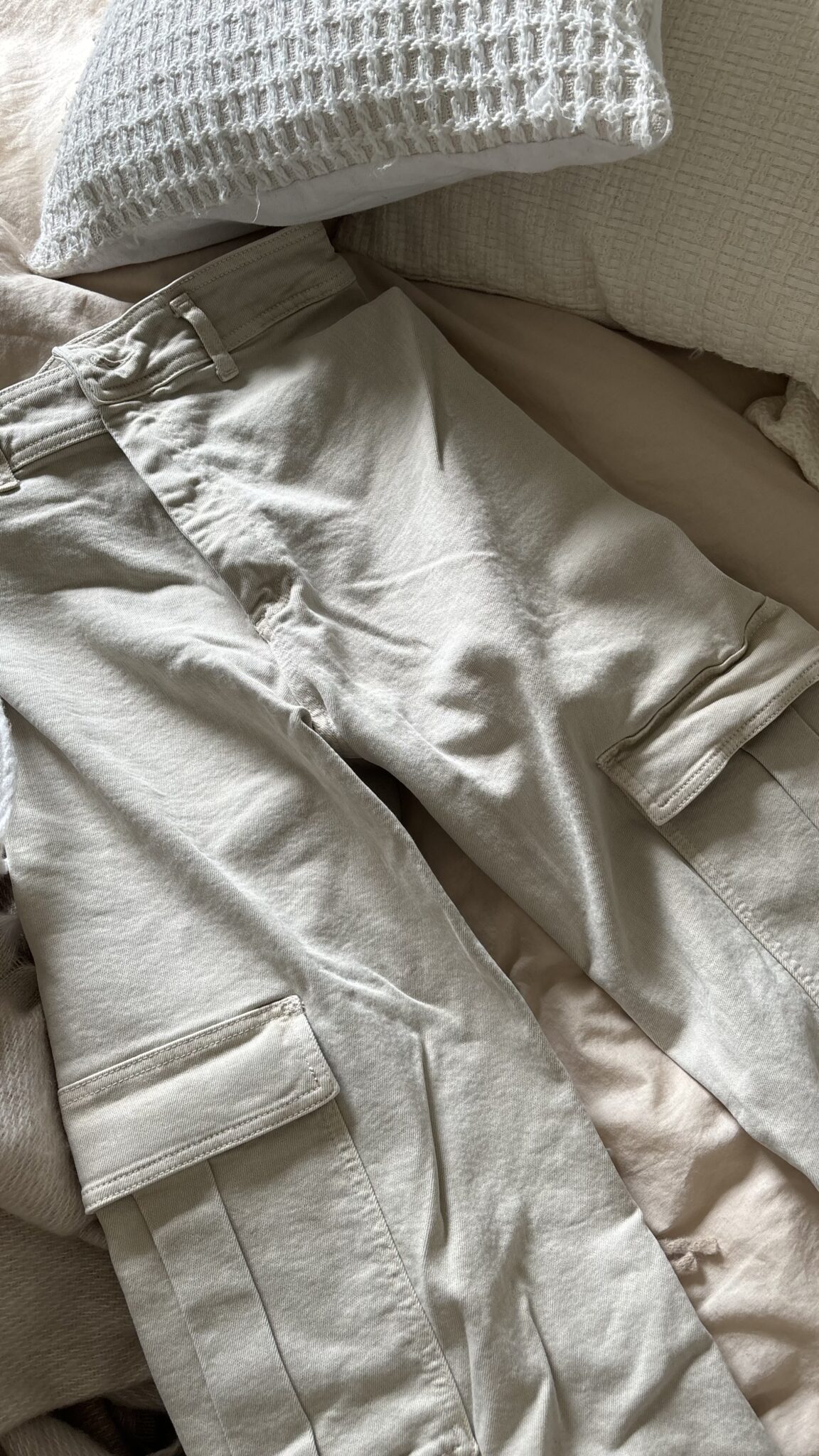 Image for Jeans cargo crème