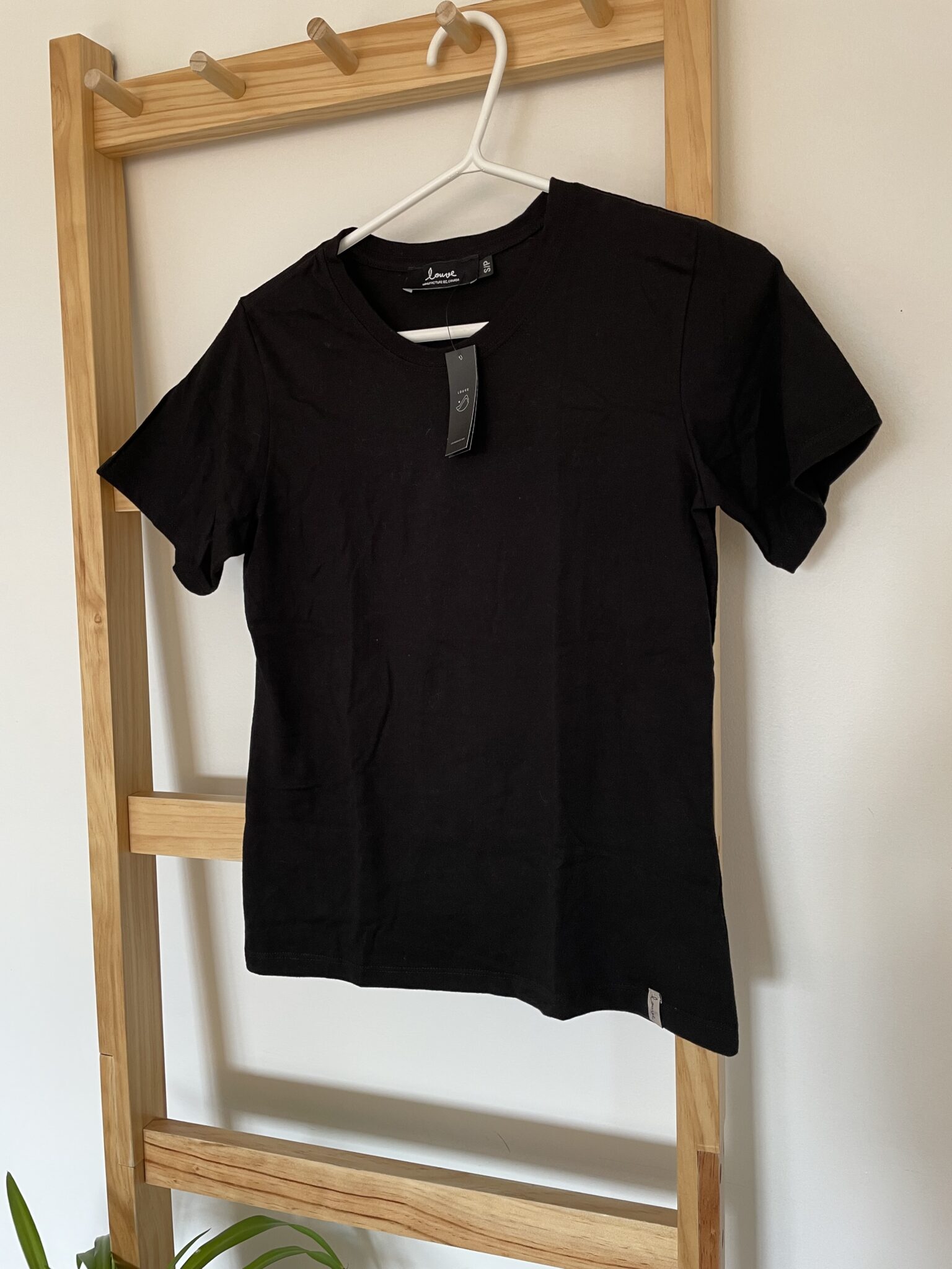 Featured image for Louve Design black short-sleeved jumper