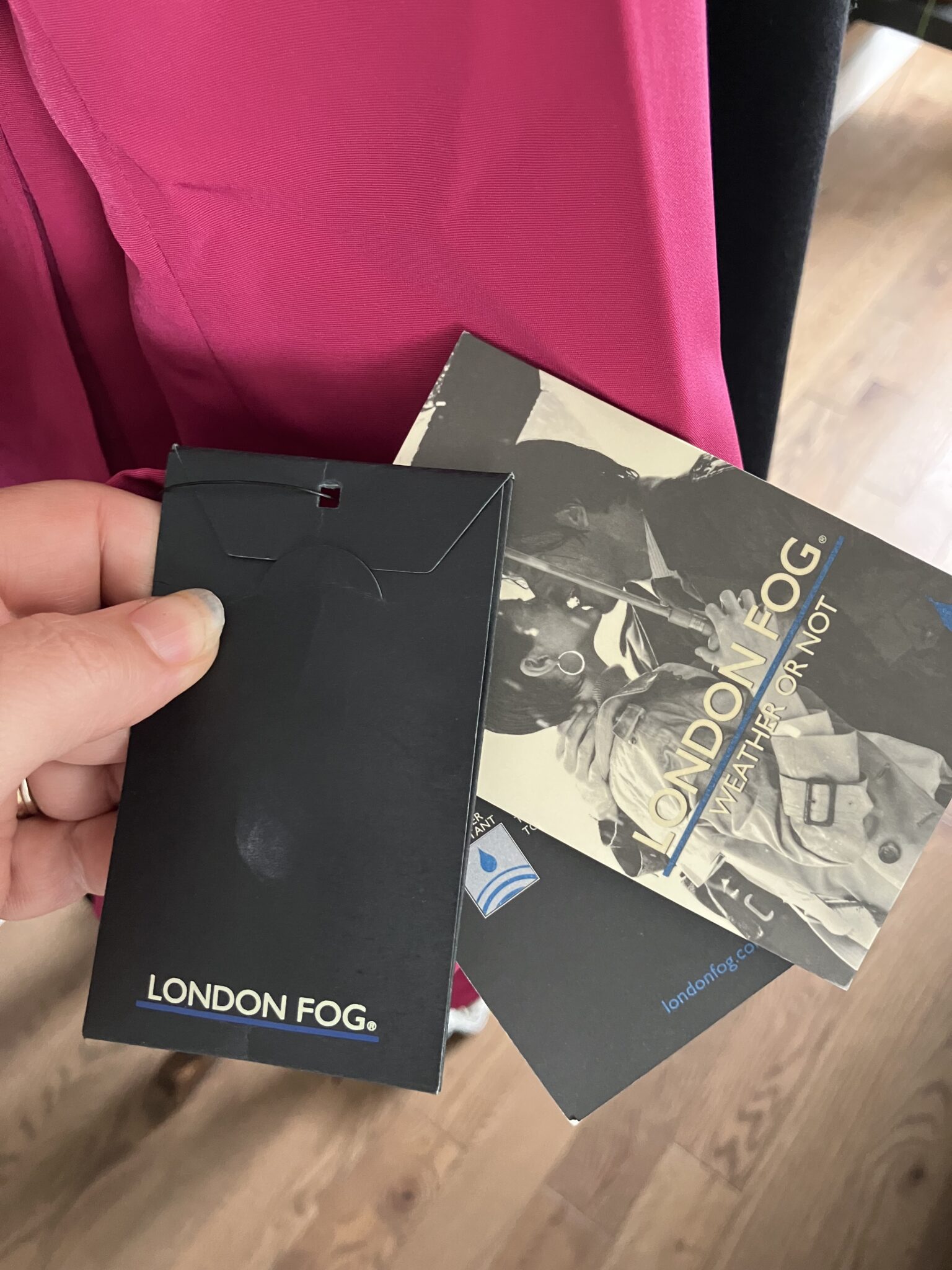 Image for Imperméable neuf London Fog fuchsia