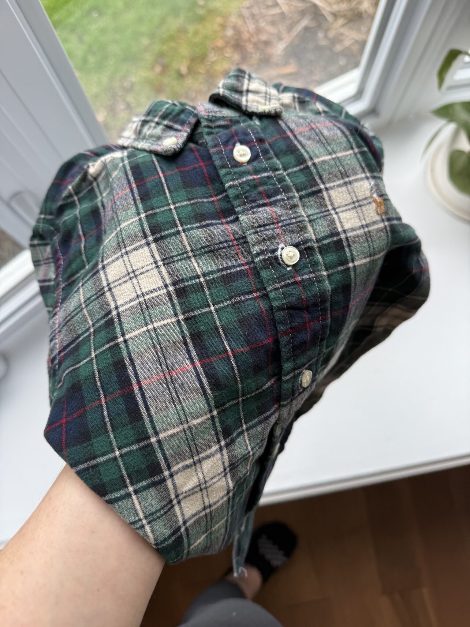 Image for Chemise à carreaux verte