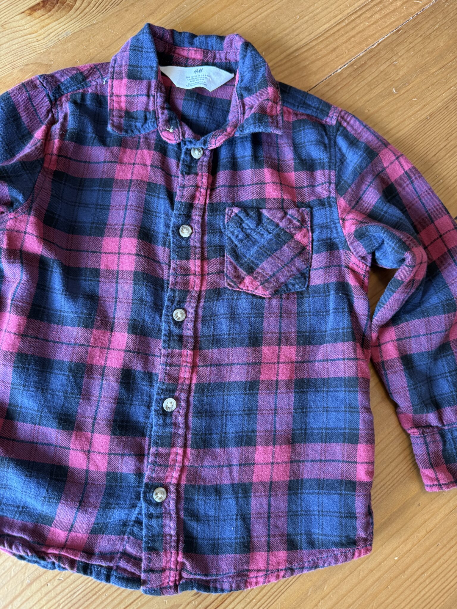 Image for Chemise à carreaux rouge et bleu