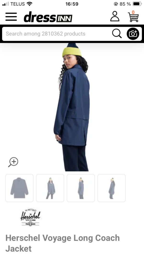 Image for Manteau Herschel coupe-vent xs