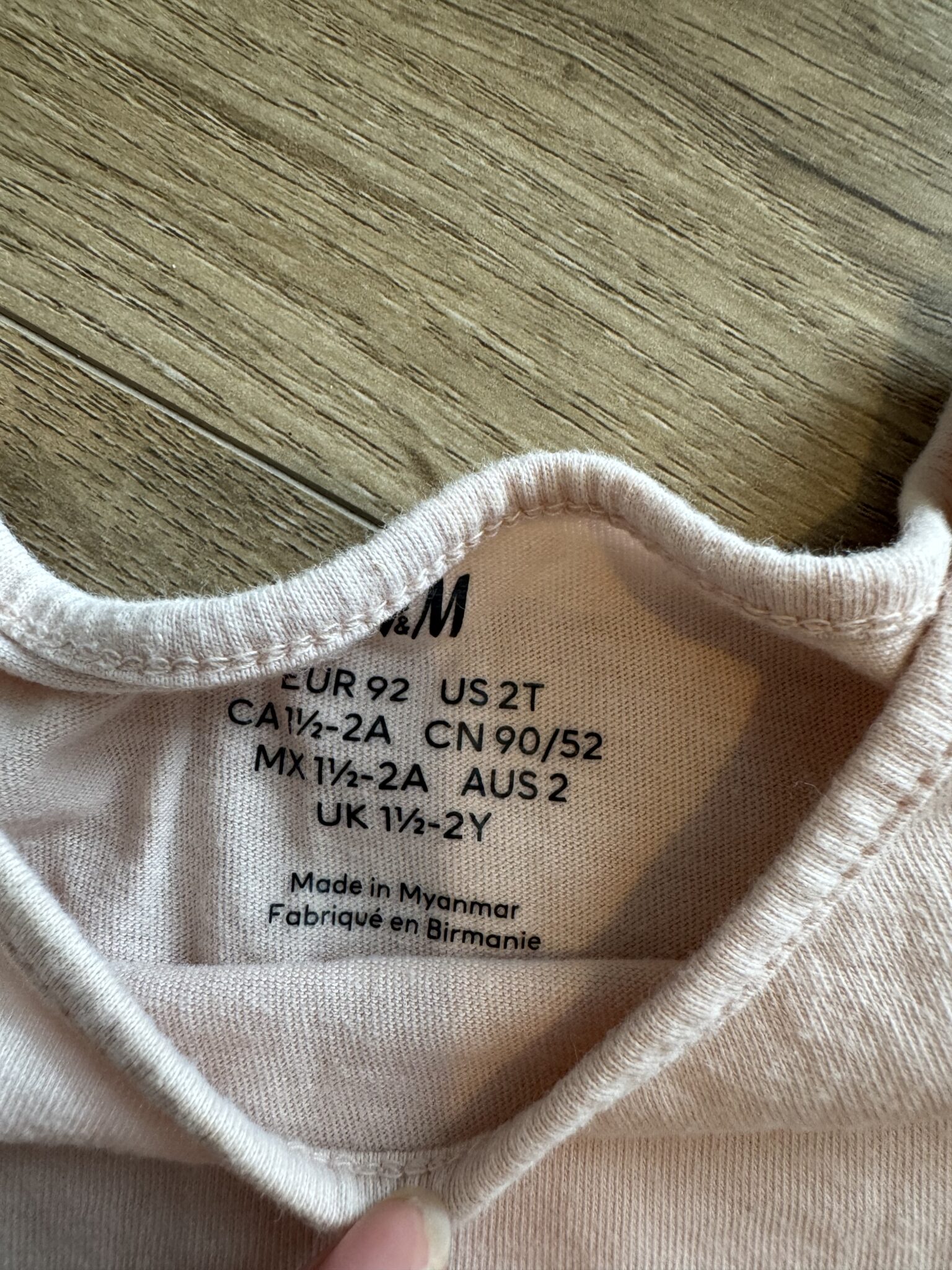 Image for 1 1/2 - 2 ans - T-shirt HetM rose