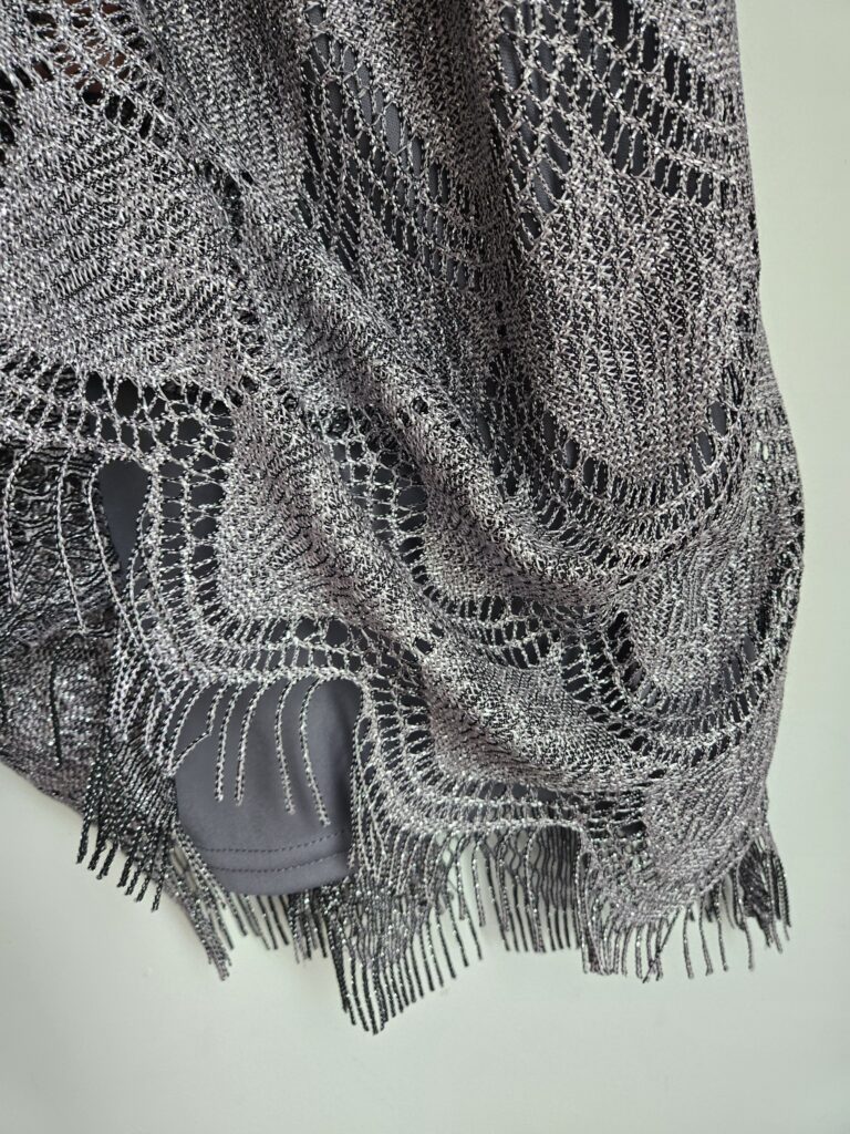 Image for LAURA PETITES grey and silver dress