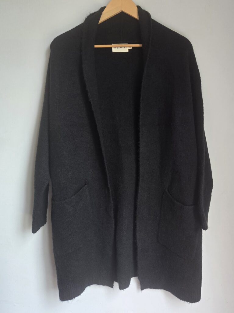 Featured image for DREAMERS long black cardigan