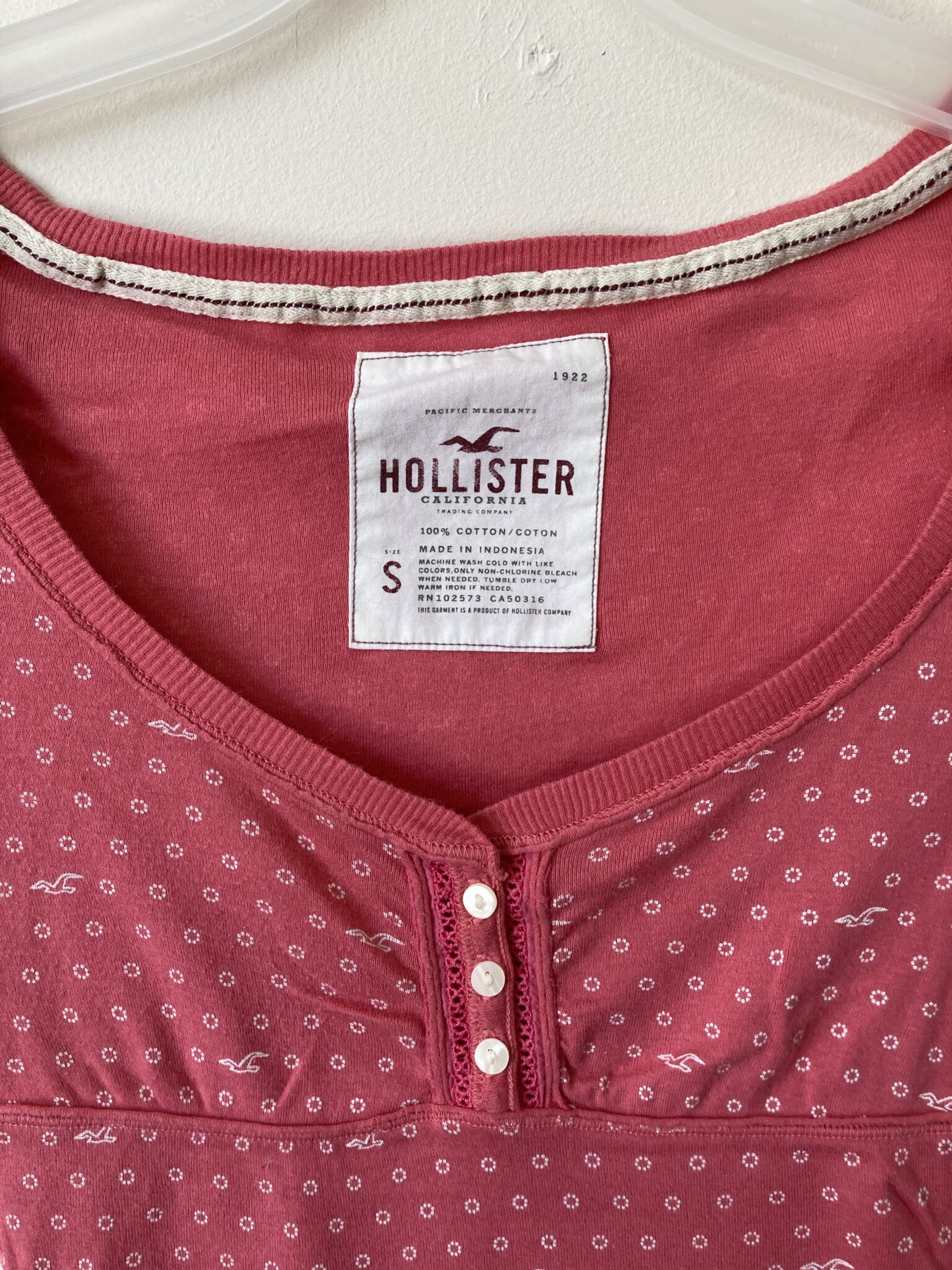 Image for Chandail Hollister taille small