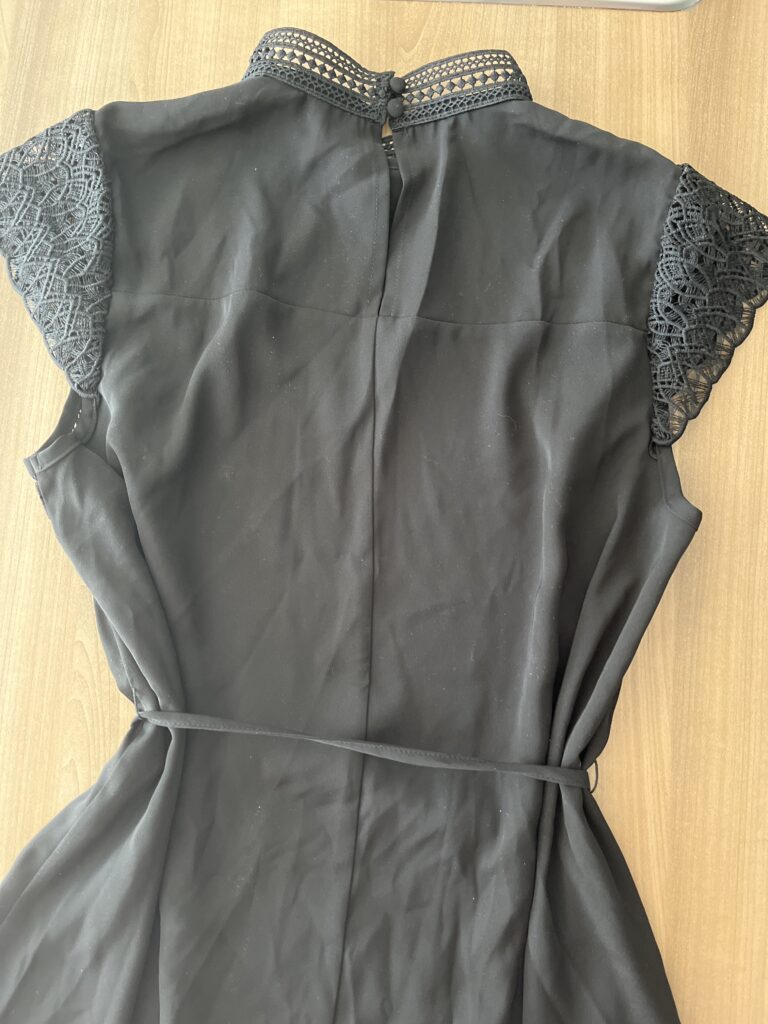 Image for Black lace dress