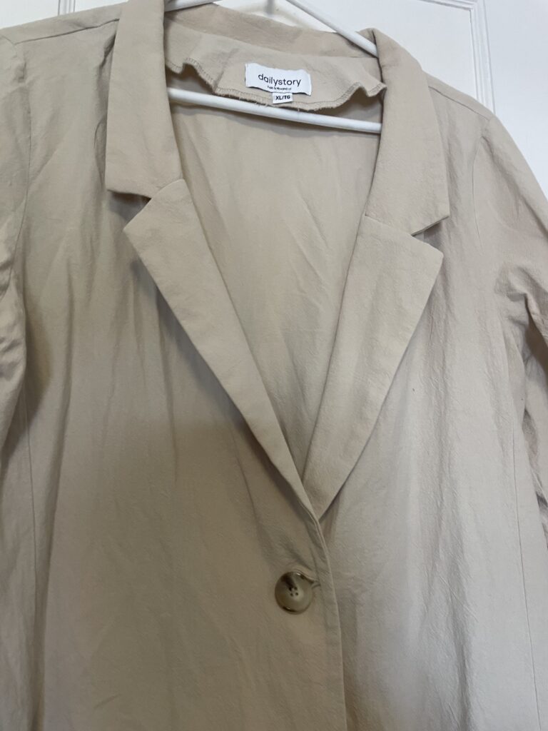 Image for Daily Story XL linen jacket
