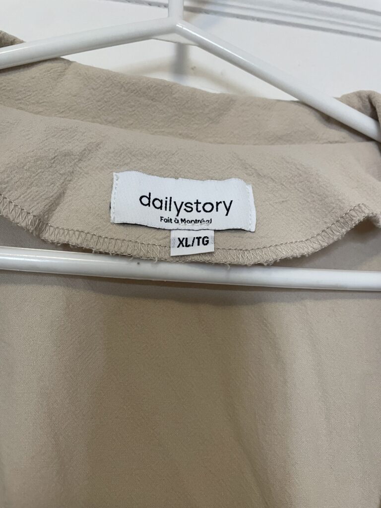 Image for Daily Story XL linen jacket