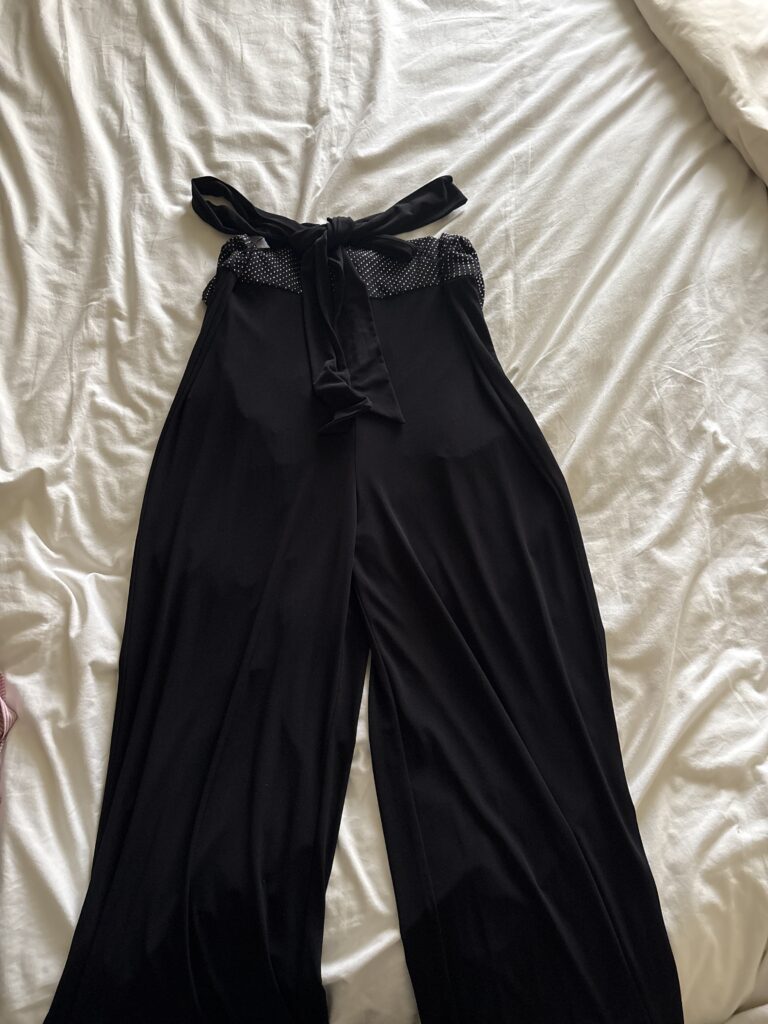 Image for Black one-piece jumpsuit
