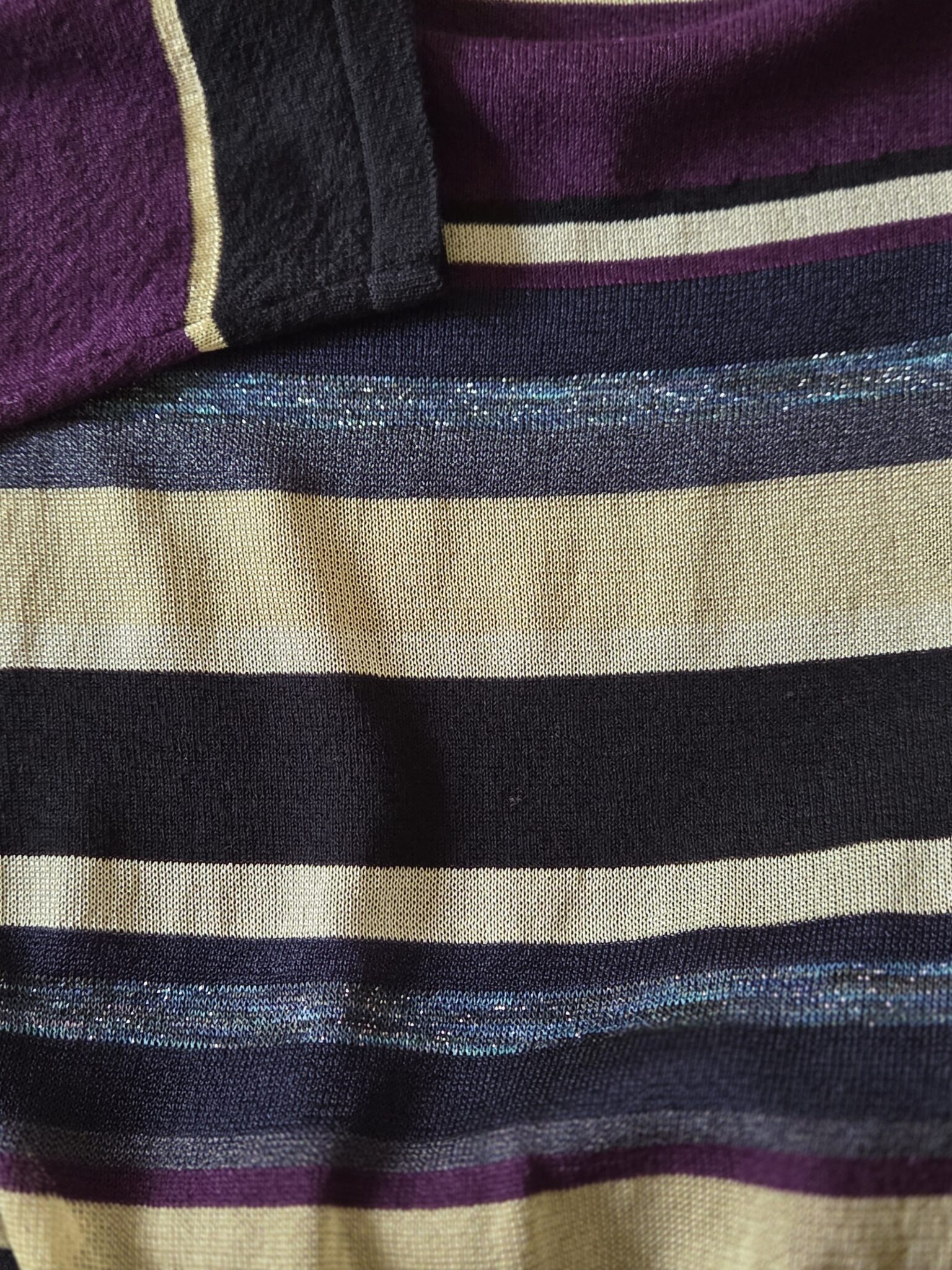 Image for LAUREL-Haut rayé Laurel violet et bleu
