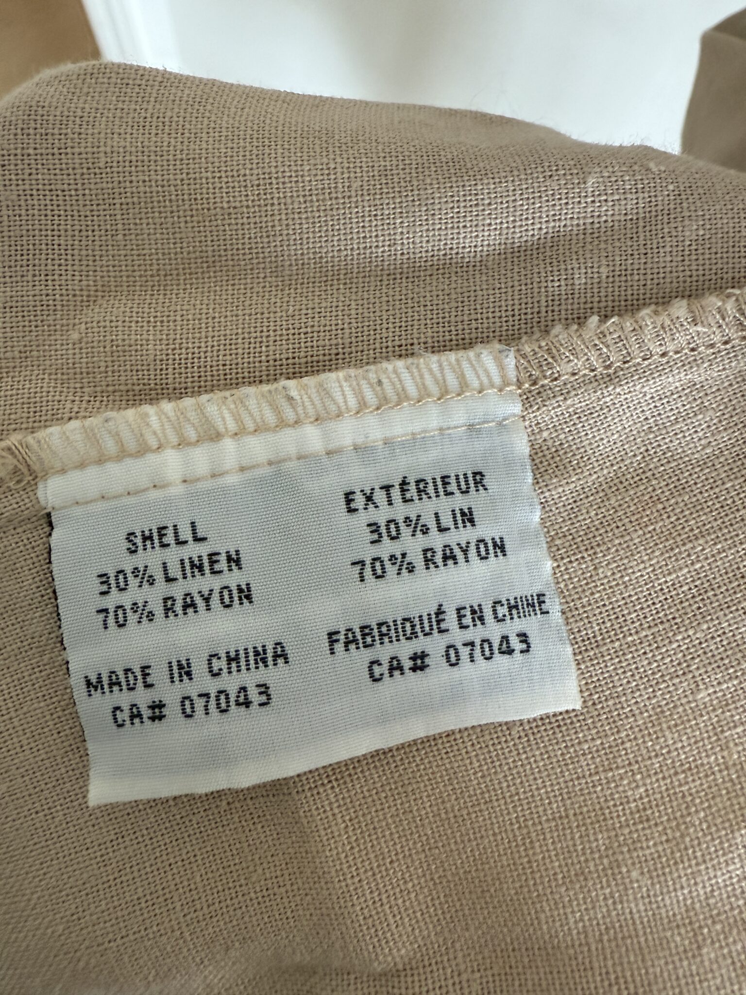 Image for Robe mélange de lin