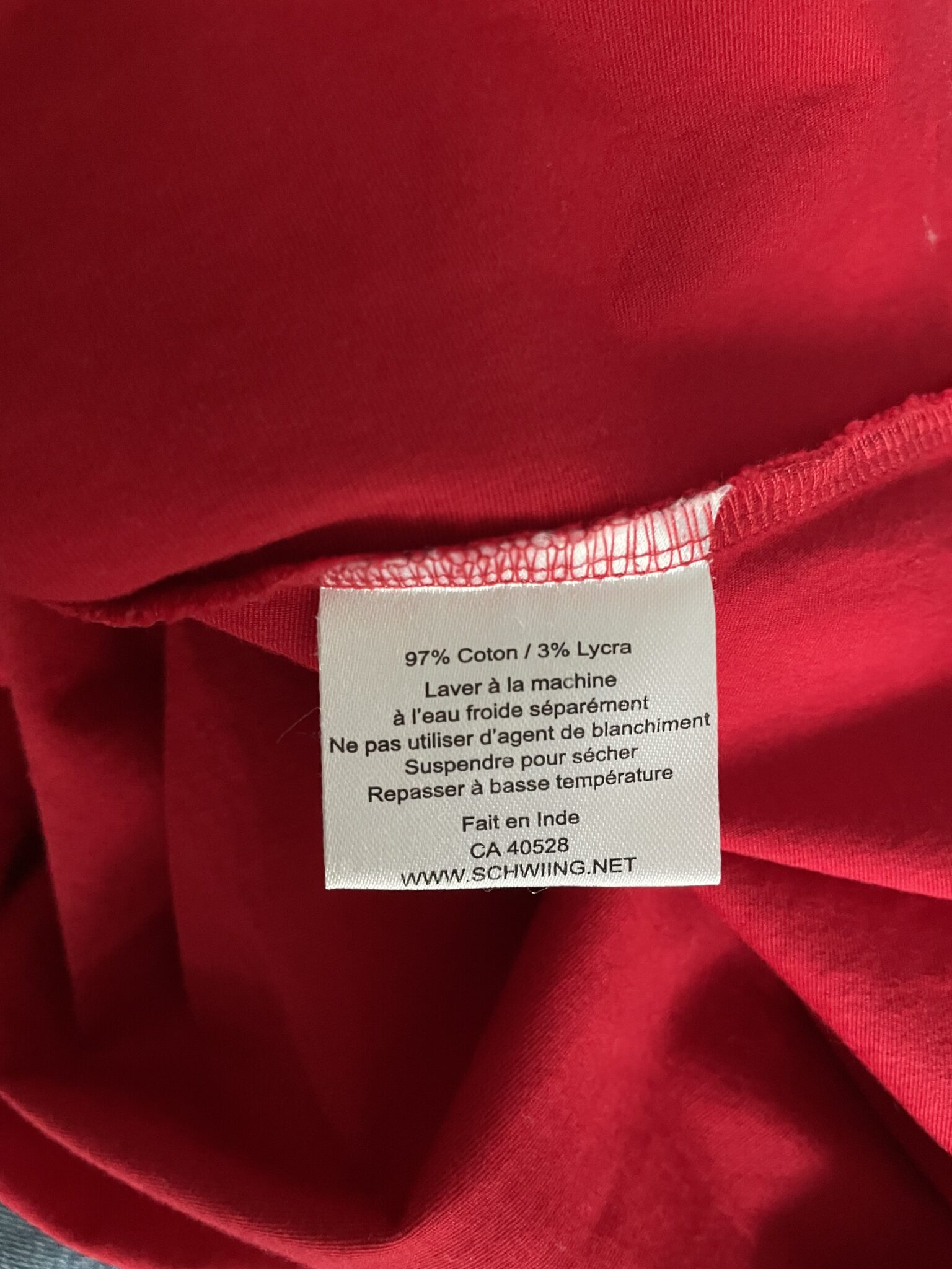Image for Robe rouge Schwiing