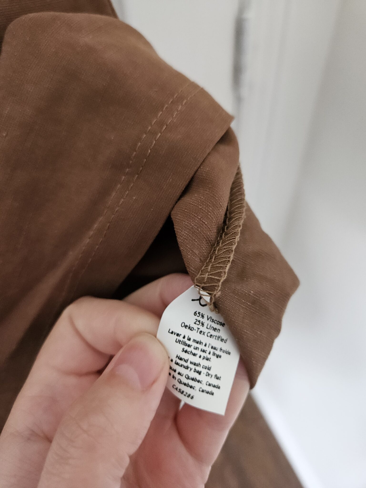 Image for Mode locale - Robe en lin et viscose Louve design