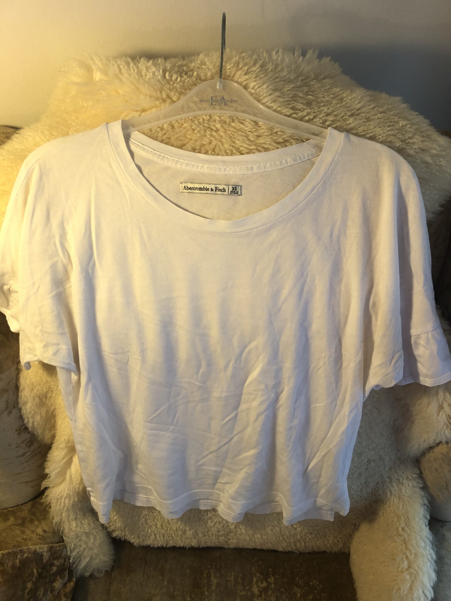 Image for Tee blanc féminin, fin et très doux (puma coton)