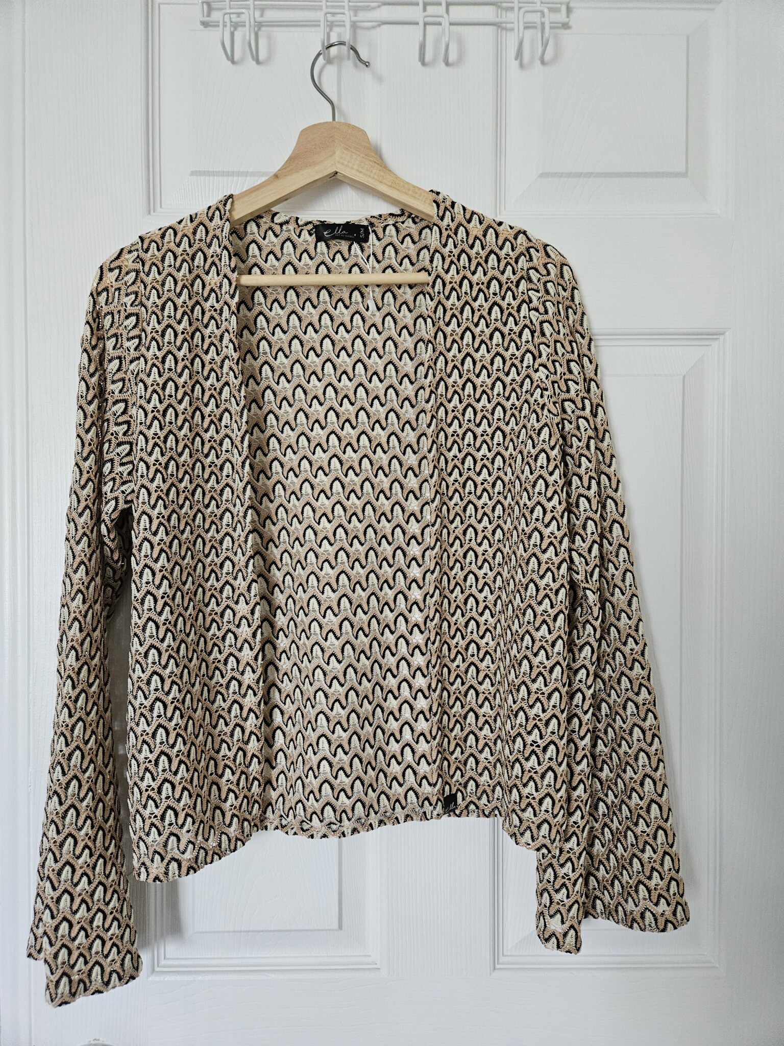 Featured image for Mode locale - Veste crochet Ella lifestyle  s/m