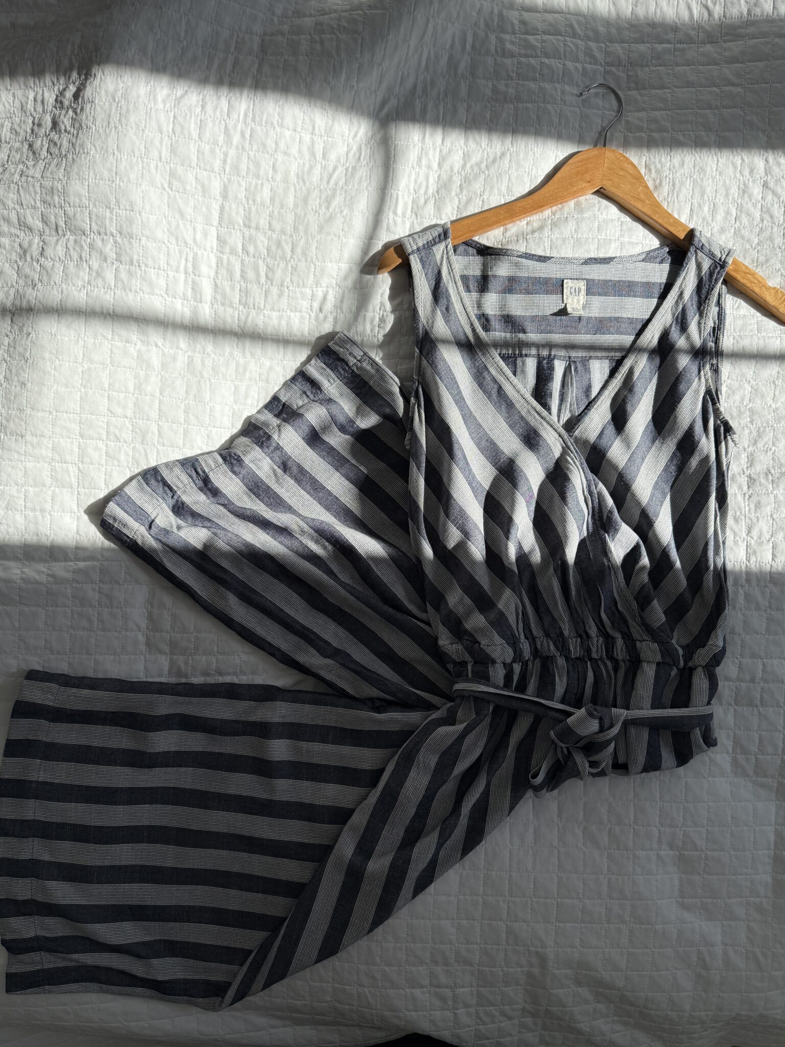 Featured image for Combinaison “romper” jambe évasée 3/4