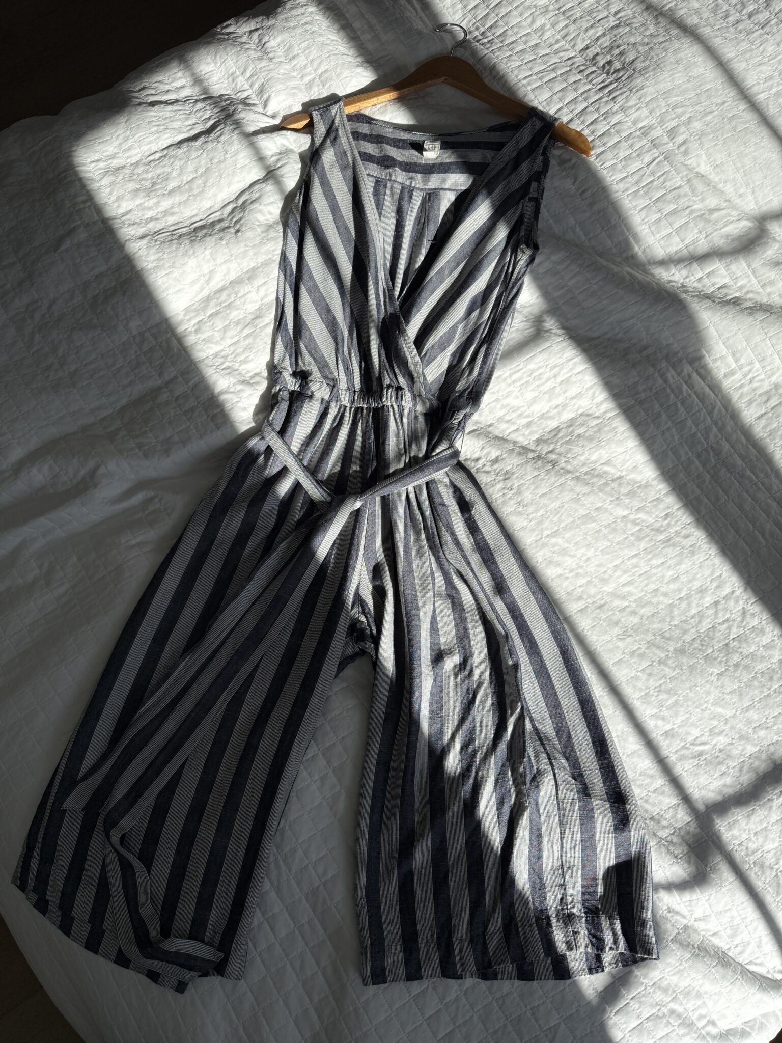 Image for Combinaison “romper” jambe évasée 3/4