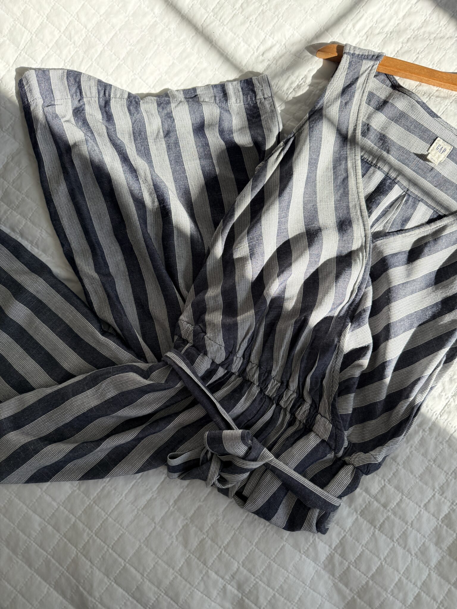 Image for Combinaison “romper” jambe évasée 3/4