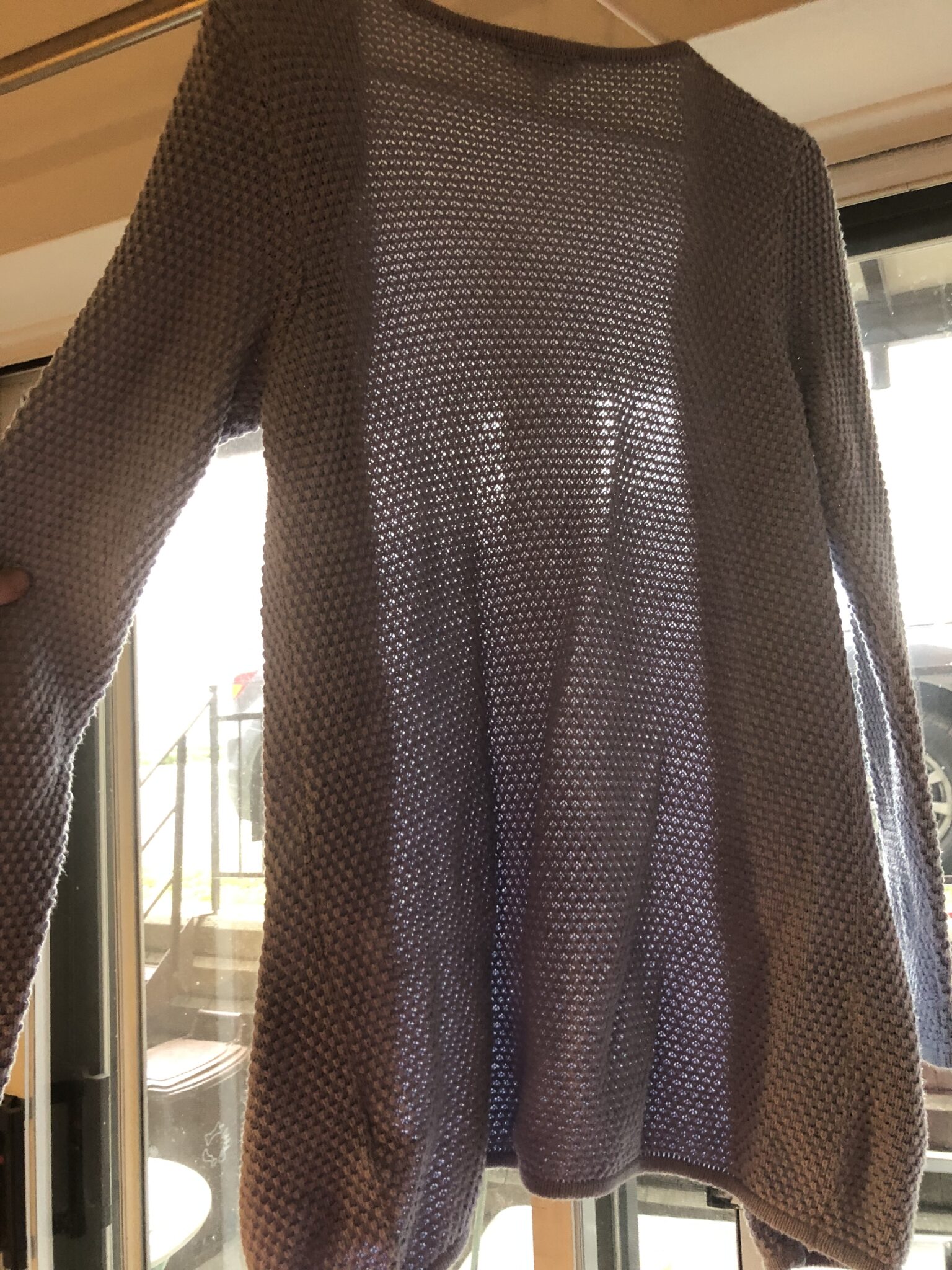 Image for Veste tricot bleu ciel 💨 x small fait grand