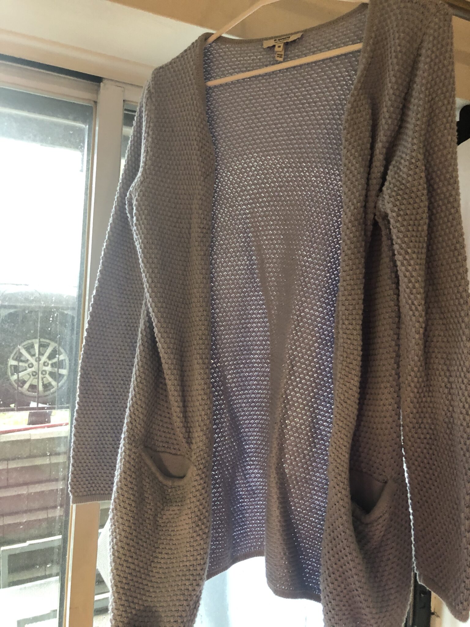 Image for Veste tricot bleu ciel 💨 x small fait grand