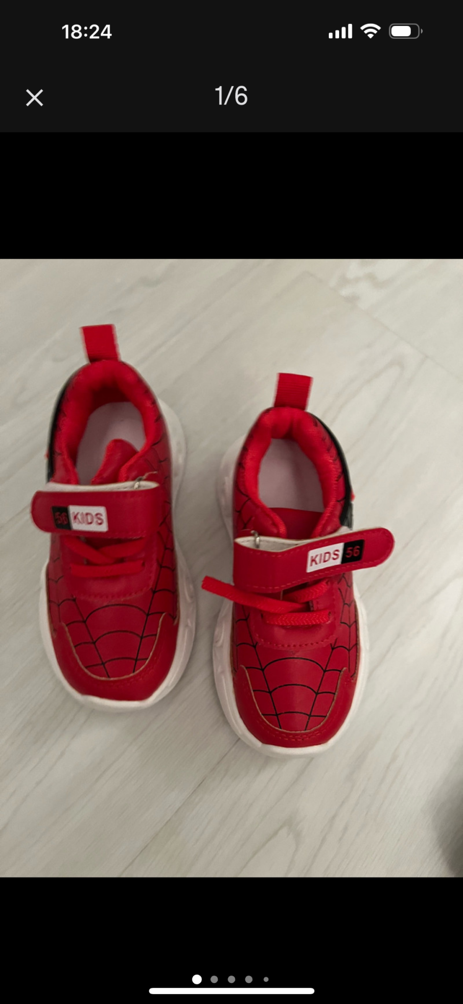 Featured image for Espadrilles lumineuses Spiderman