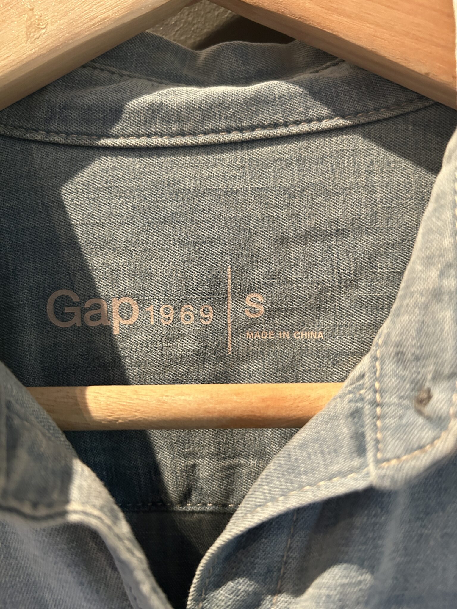 Image for Robe chemise denim clair