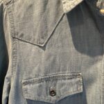 Thumbnail for Robe chemise denim clair
