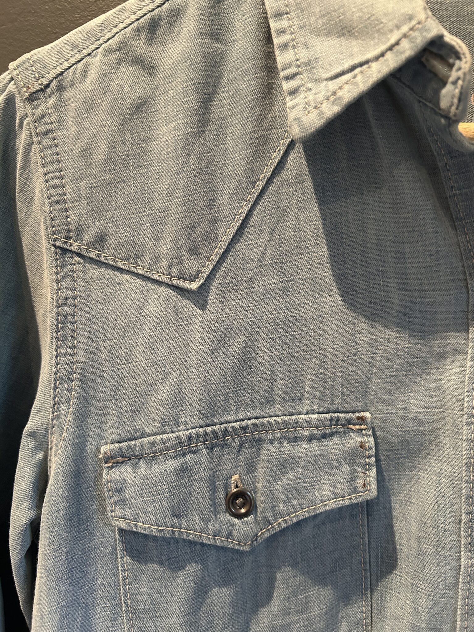 Image for Robe chemise denim clair