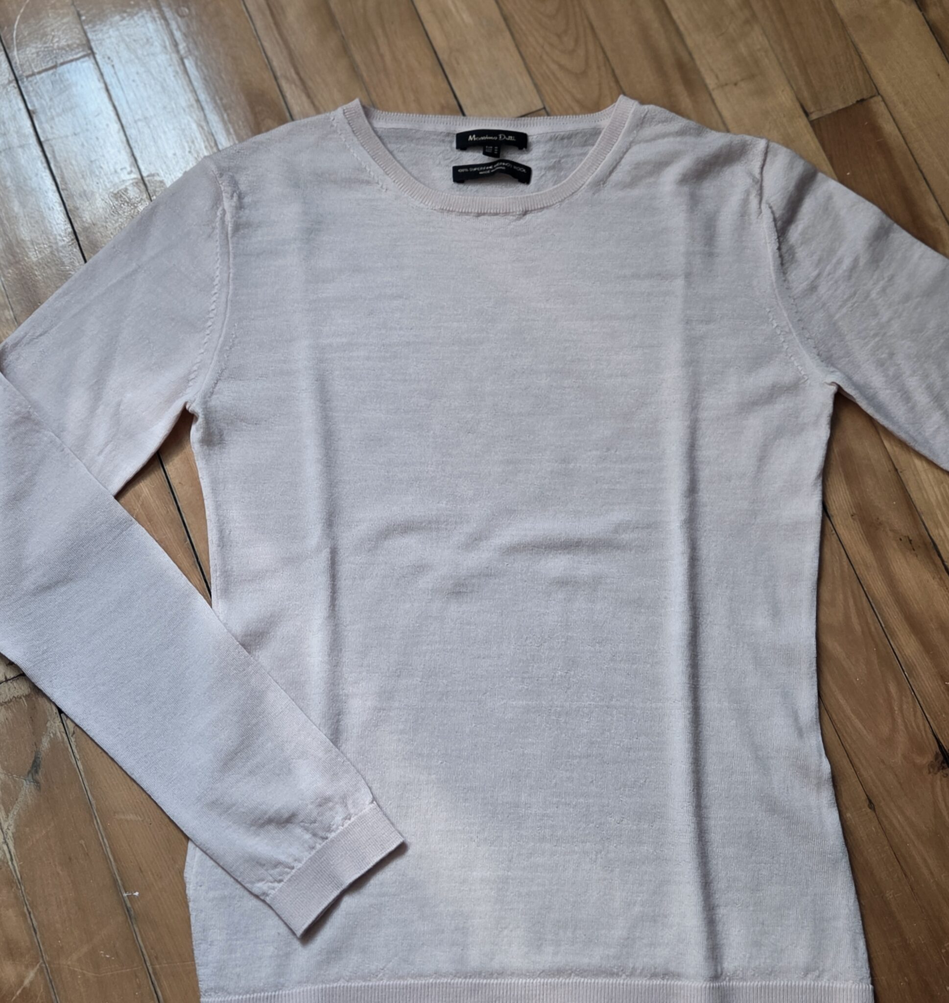 Image for Massimo DUTTI Magnifique pull 100 % laine mérinos extrafine