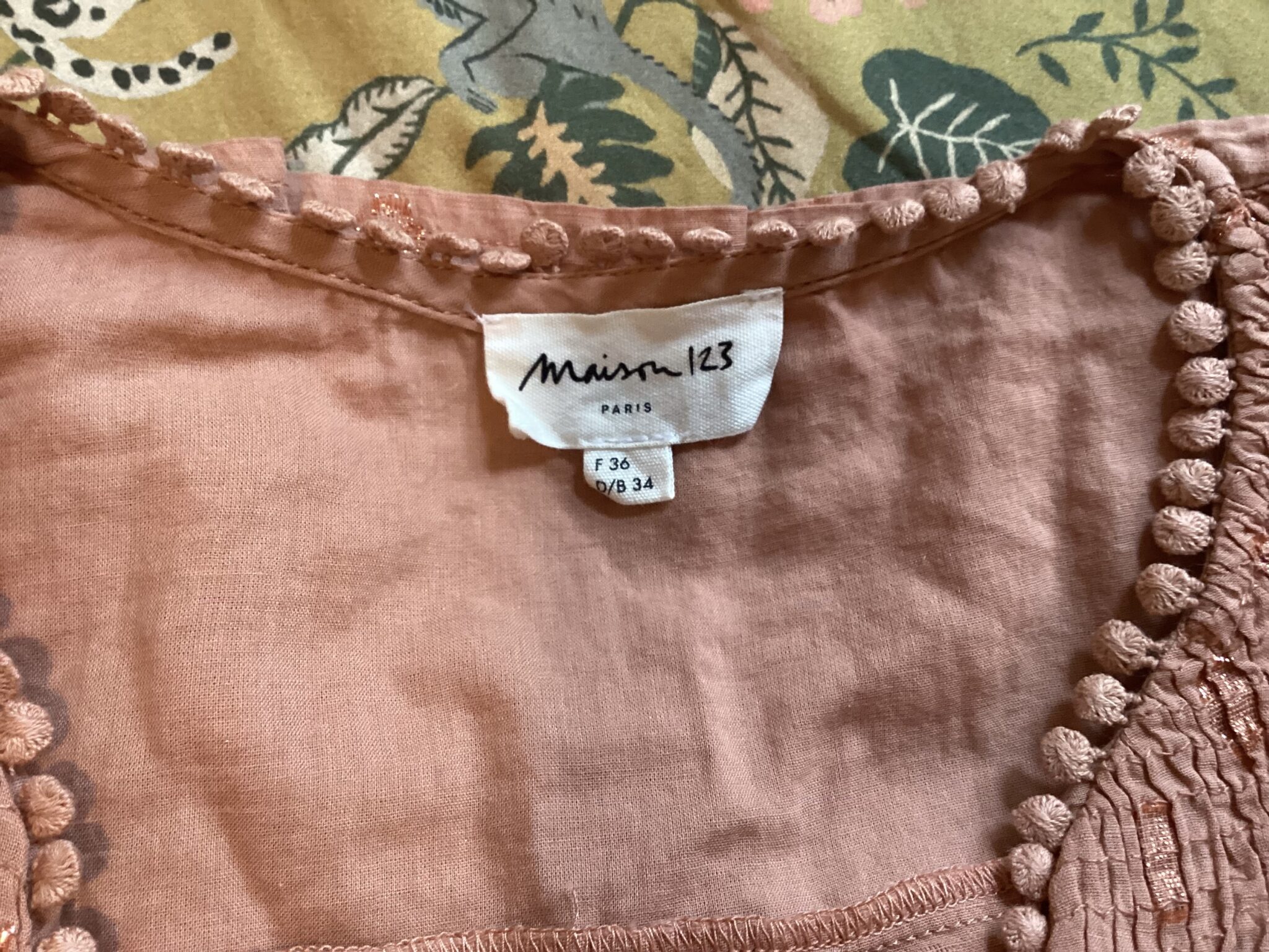 Image for Blouse d’été neuve de la marque française Maison 123