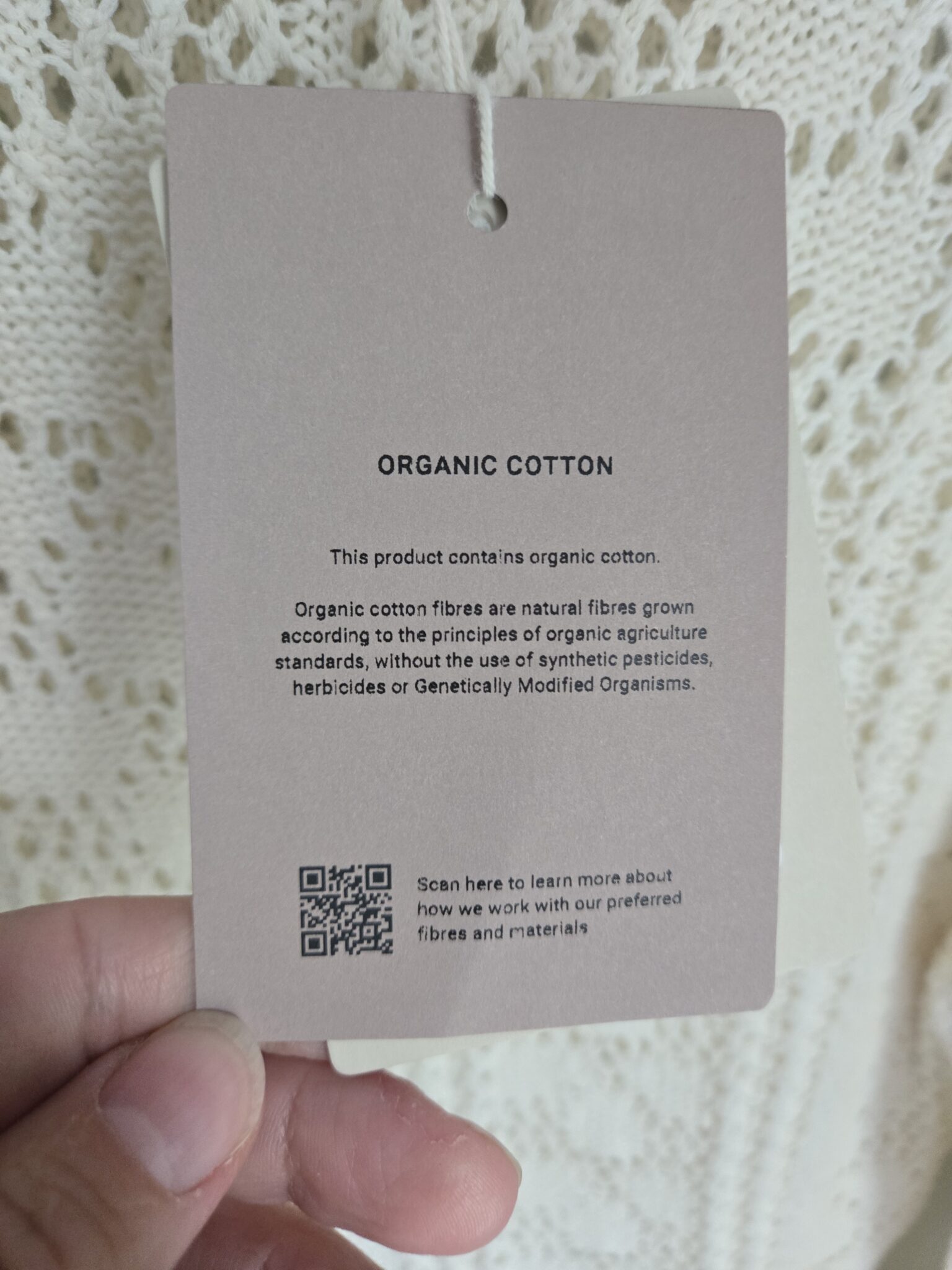Image for SOAKED STUDIO 100% organic cotton knitted dress