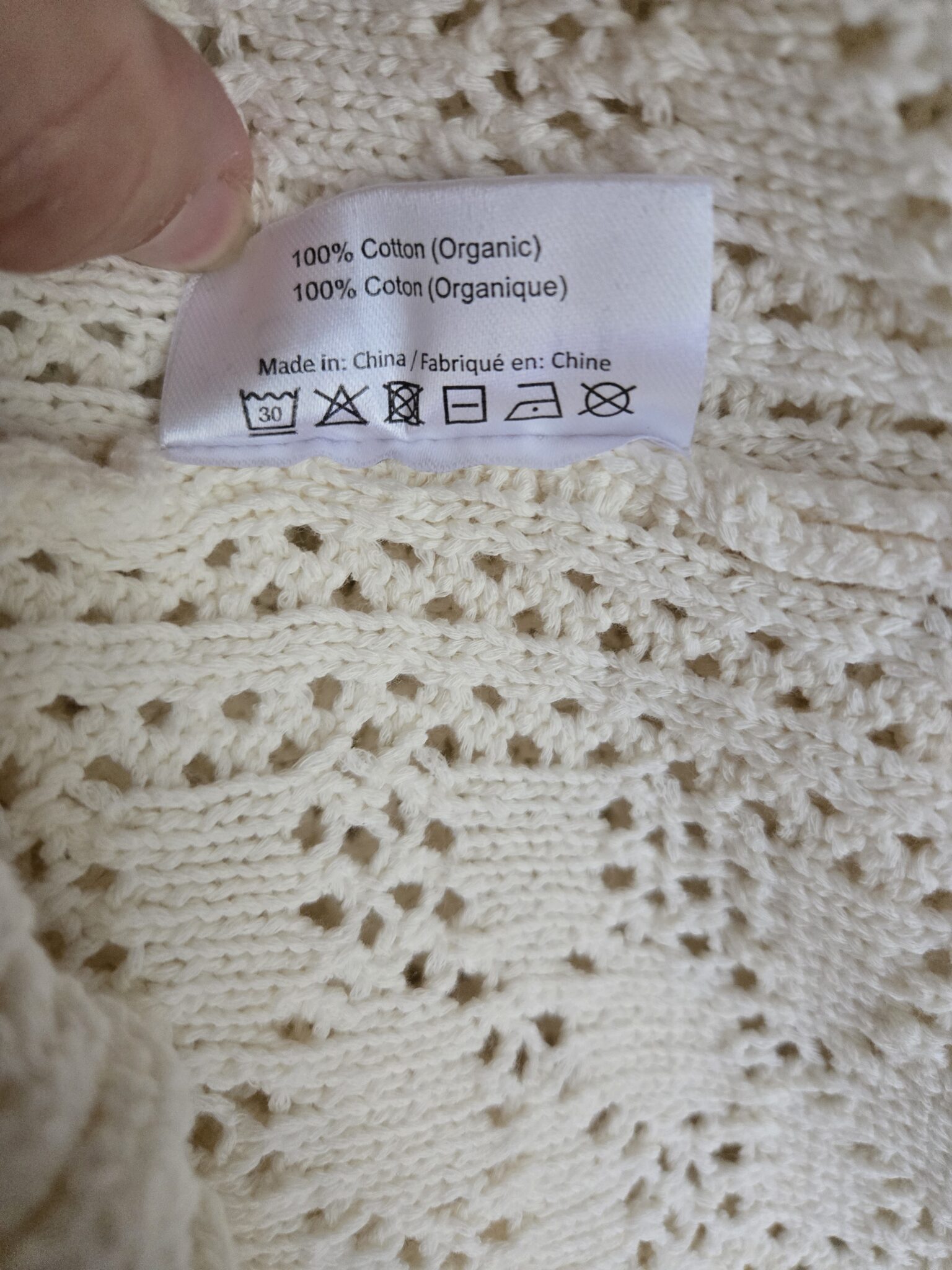 Image for SOAKED STUDIO 100% organic cotton knitted dress