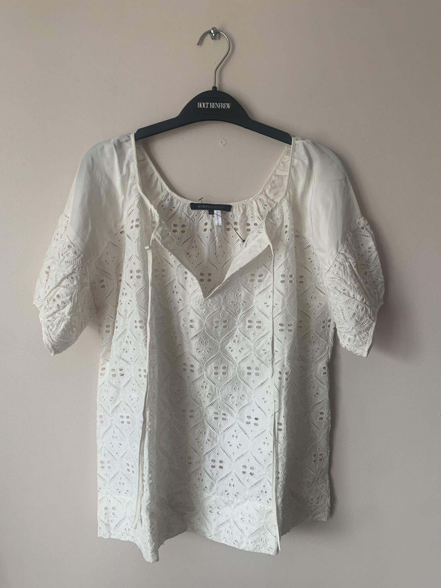 Featured image for Top BCBG taille XS 100% soie