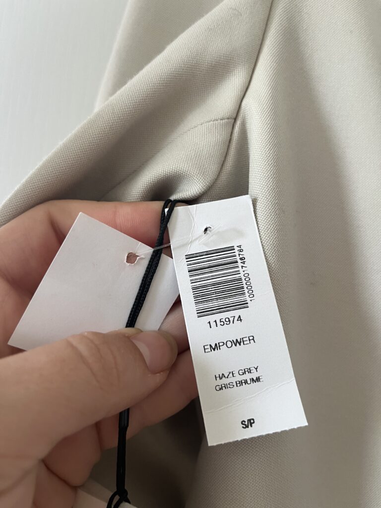 Image for New Babaton Aritzia coat size S beige