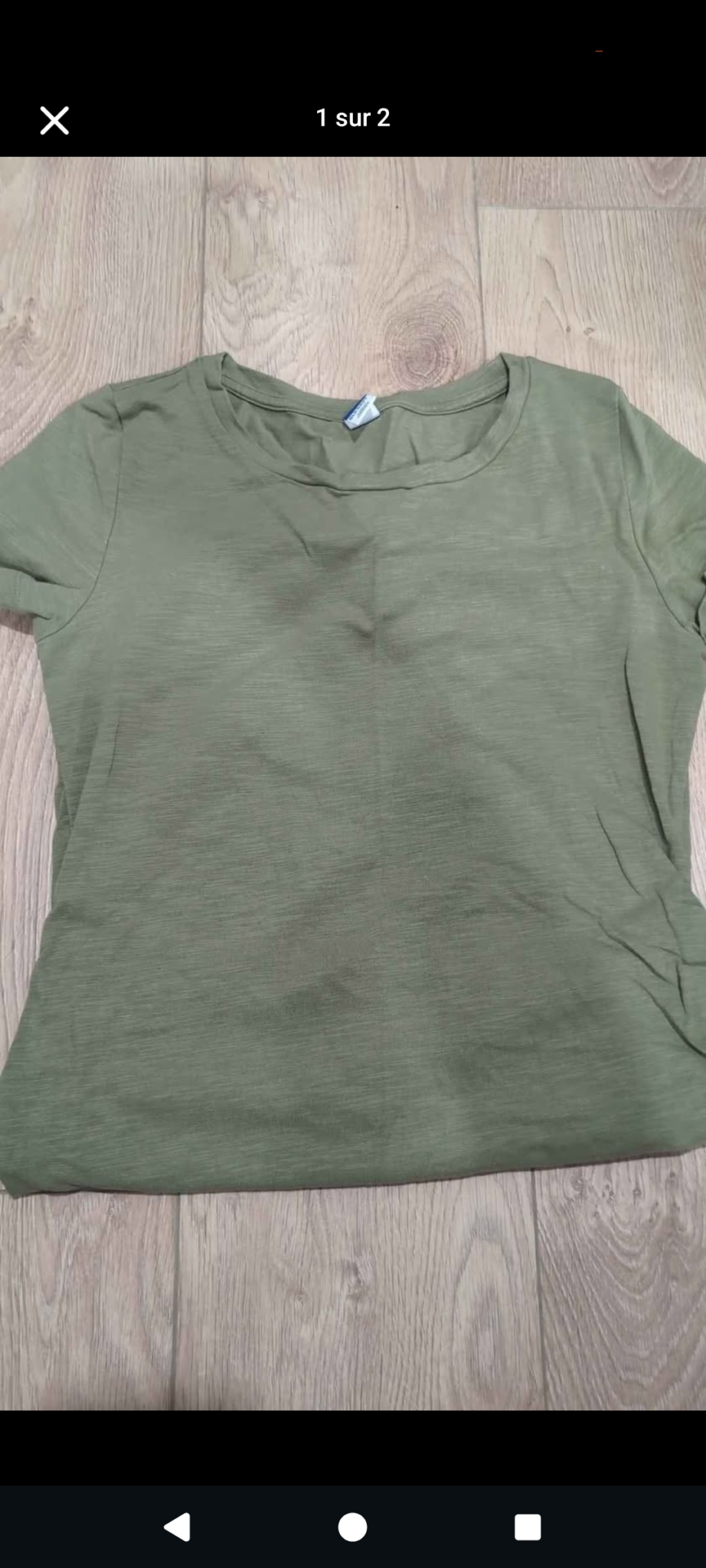 Image for Robe de maternité verte small