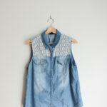 Featured thumbnail for Chemise manche courte en jean Blu Stop