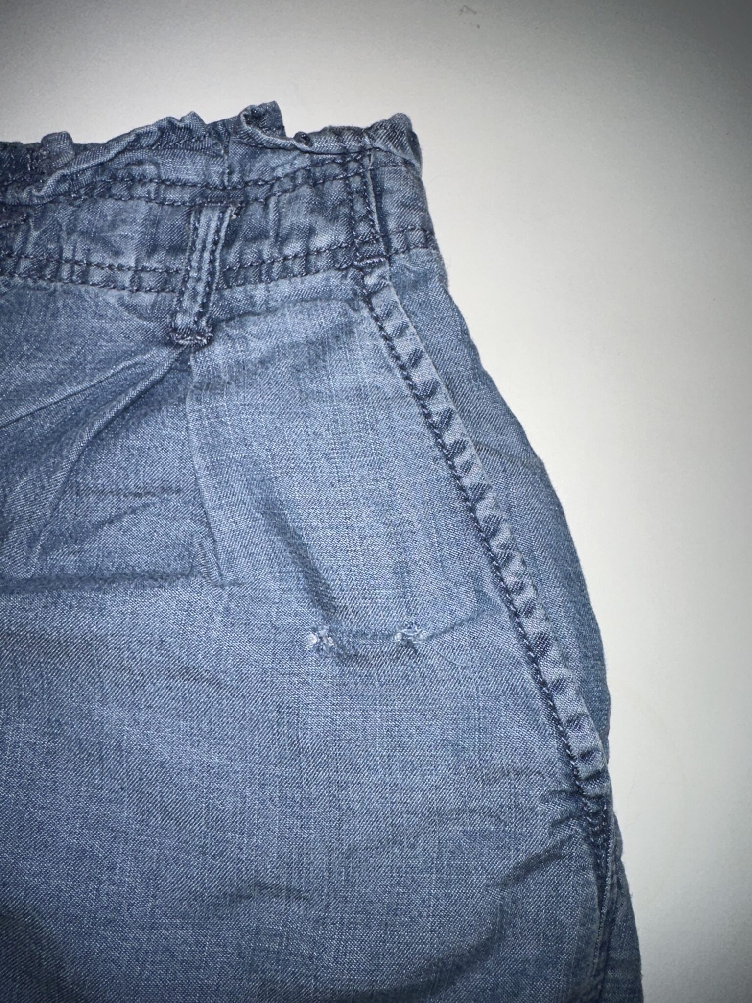 Image for Short en tissus style jeans